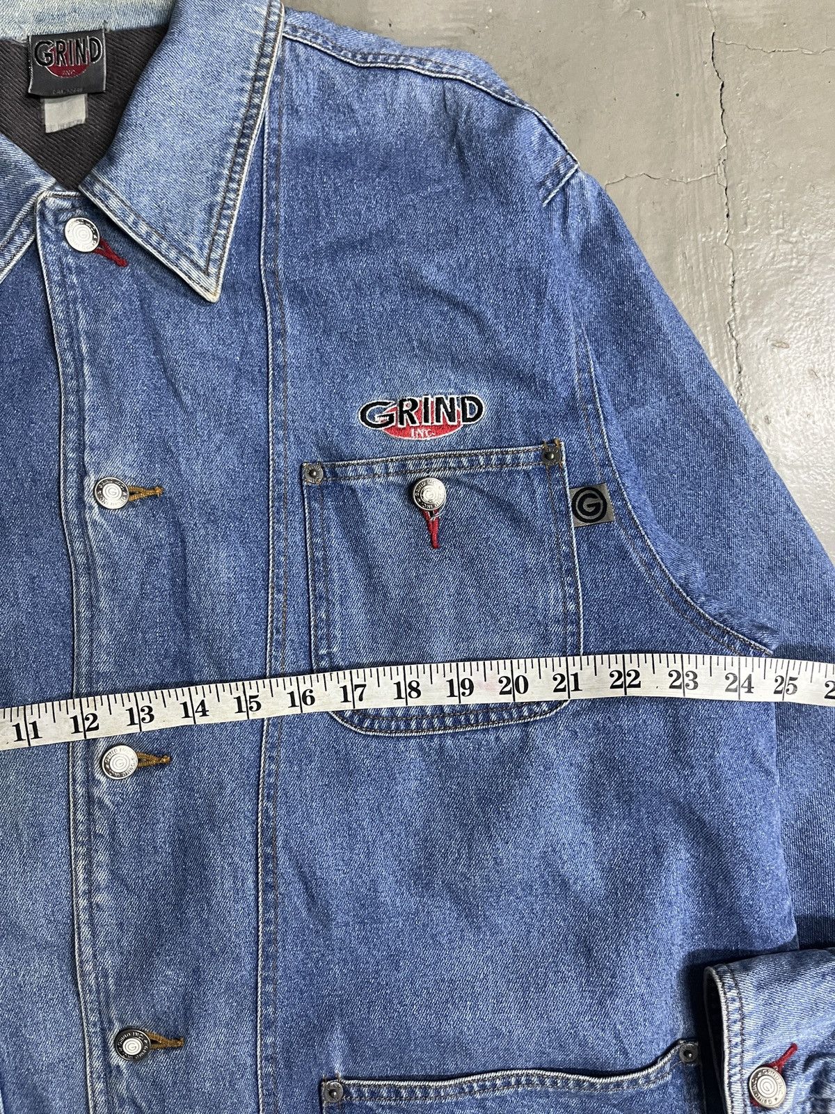 Hook-Ups RARE Vintage Work Chore Jacket Grind Inc Skateboard Size US XL / EU 56 / 4 - 8 Thumbnail