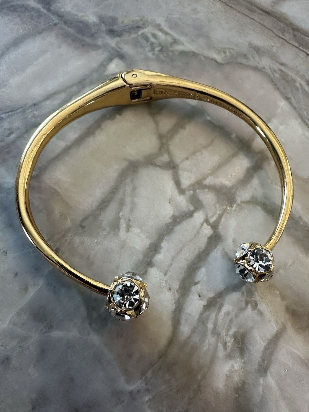 The Unbranded Brand Kate Spade New York Gold Tone Lady Marmalade Crystal Ball Hi Size ONE SIZE - 4 Thumbnail