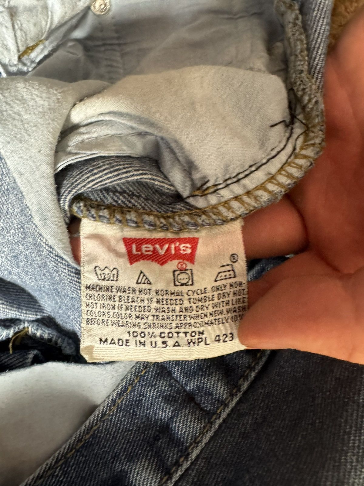 Levi's × Vintage Levi’s Denim Jeans Men’s Vintage Size US 28 / EU 44 - 6 Thumbnail