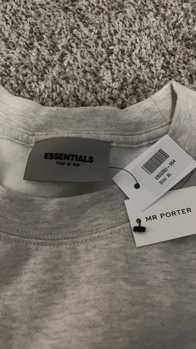 Essentials FOG Essentials Core Collection Light Heather Oatmeal Size XL Size US XL / EU 56 / 4 - 2 Thumbnail