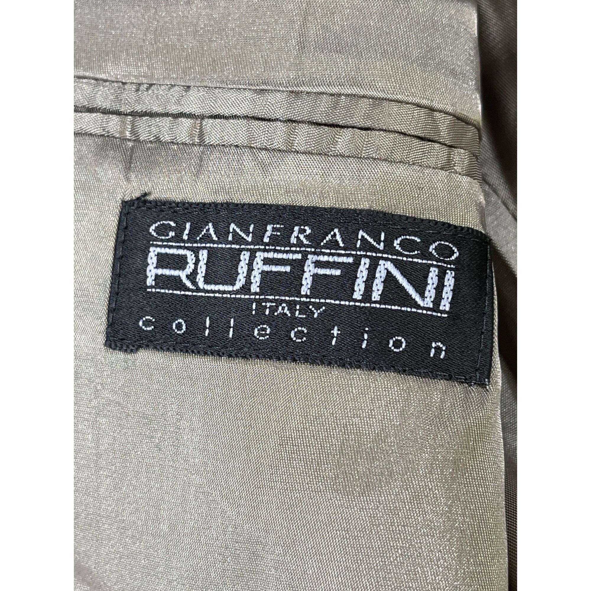 Other Gianfranco Ruffini Men's Grey Worsted Wool Blazer Size 40S S Size 40S - 5 Thumbnail