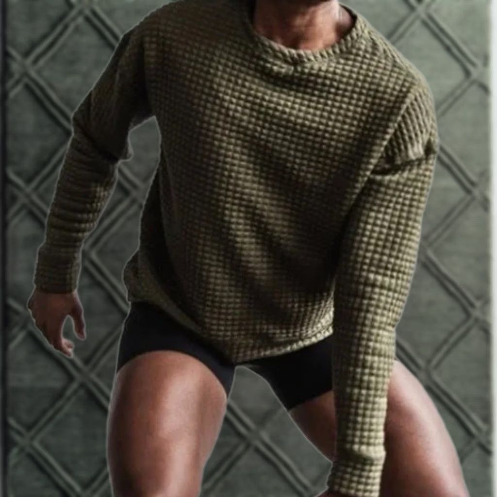 Vintage Nobull Sweatshirt Pullover Quilted Crewneck ARMY Green Mens Small Size S / US 4 / IT 40 - 1 Thumbnail