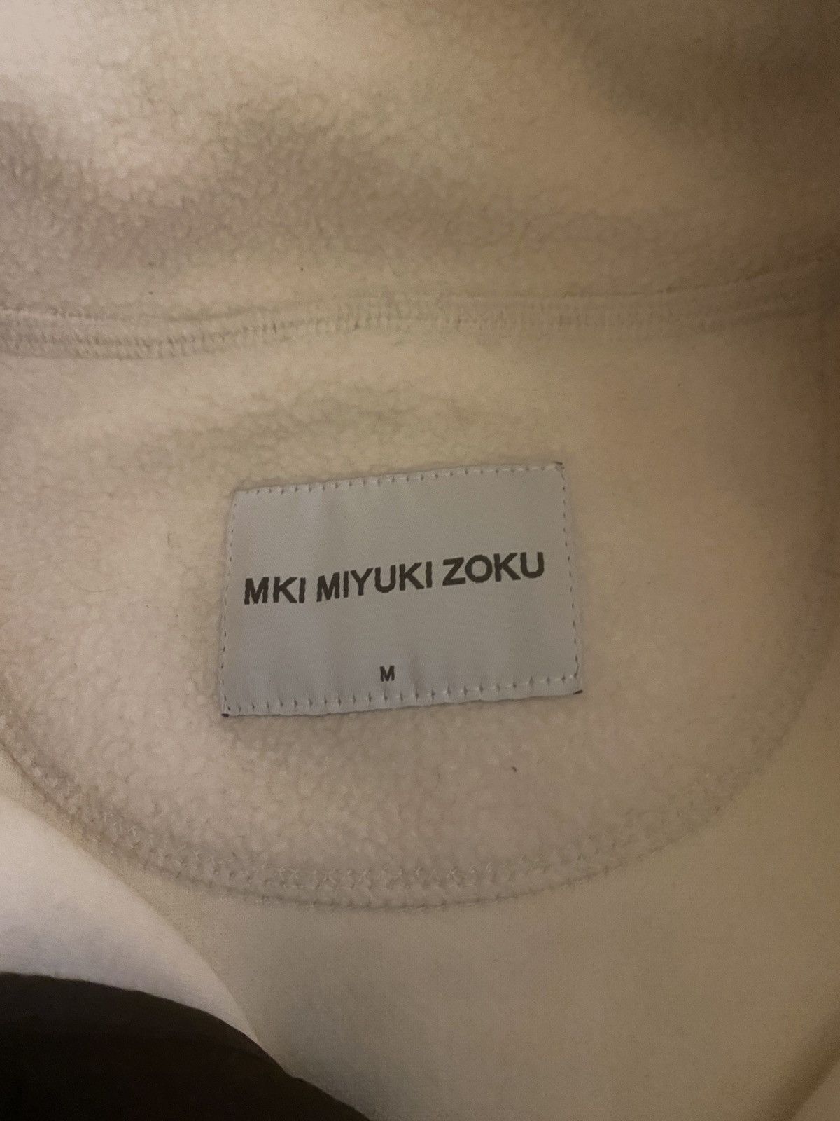 Japanese Brand × Mki Miyuki Zoku MKI MIYUKI ZOKU White Fleece Jacket Size US M / EU 48-50 / 2 - 3 Thumbnail