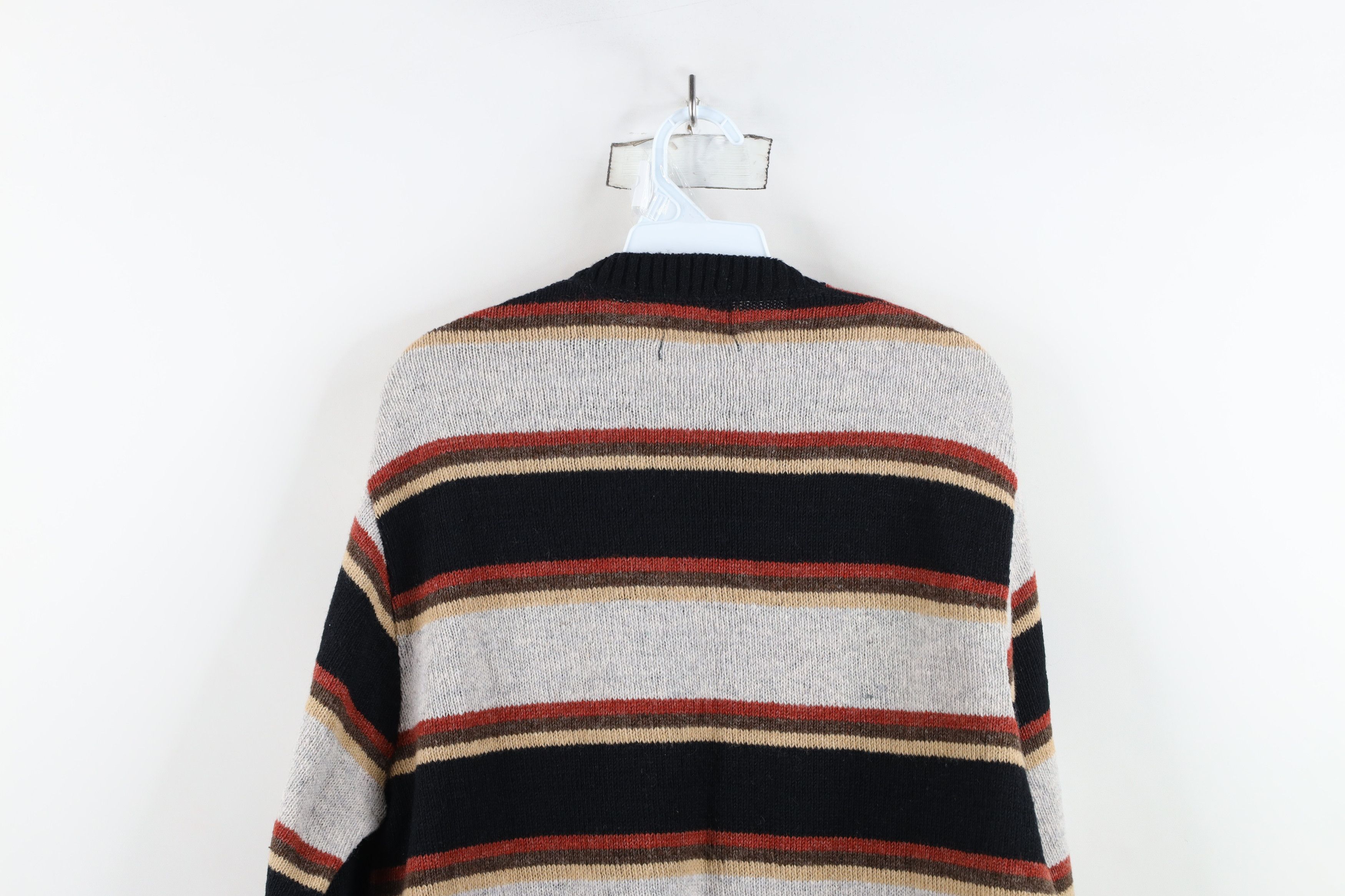 Vintage Vintage 70s Mid Century Modern MCM Block Knit Sweater USA Size XL / US 12-14 / IT 48-50 - 9 Thumbnail