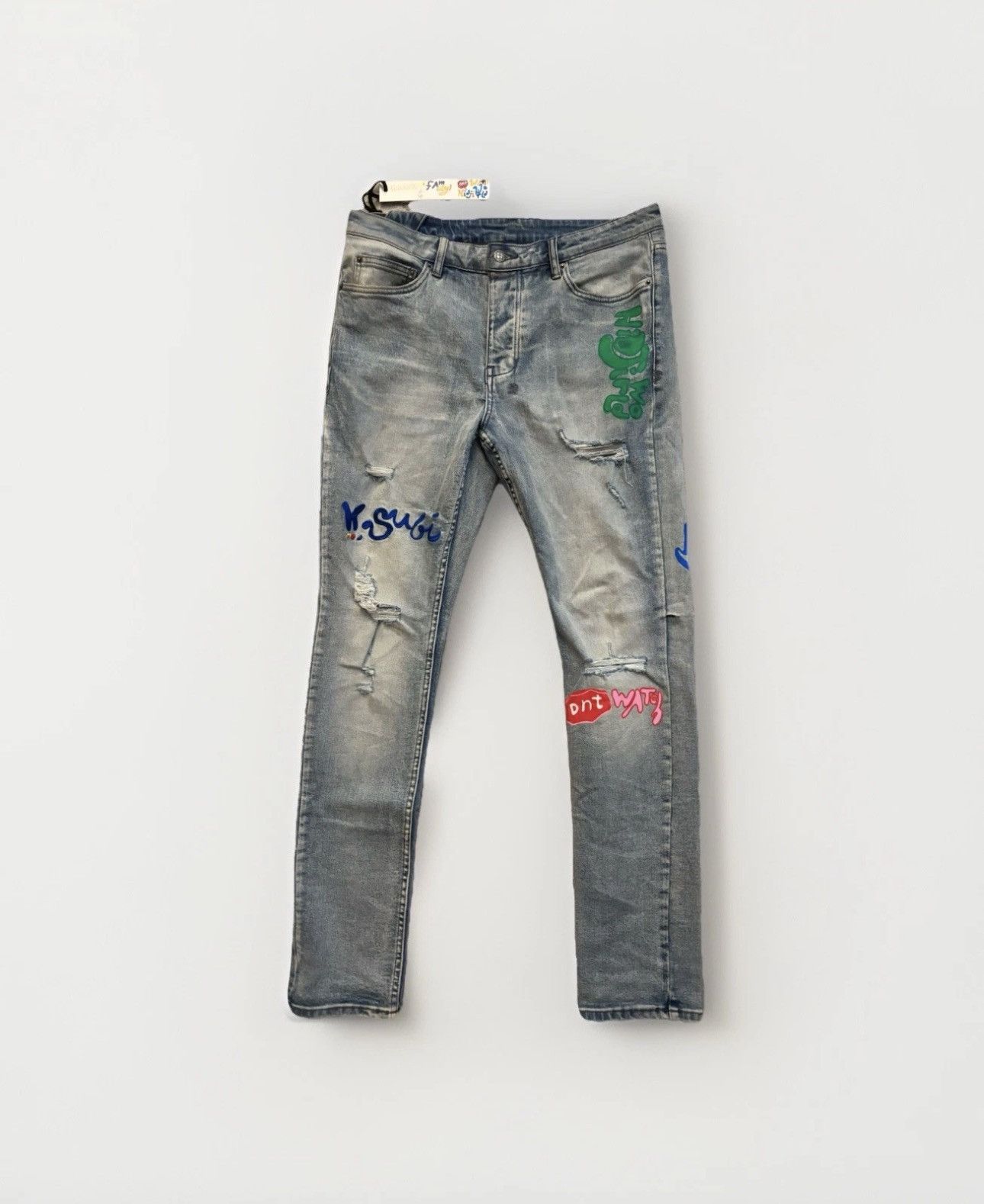 Ksubi X Hidji World Chitch Outside World Jeans Size 33