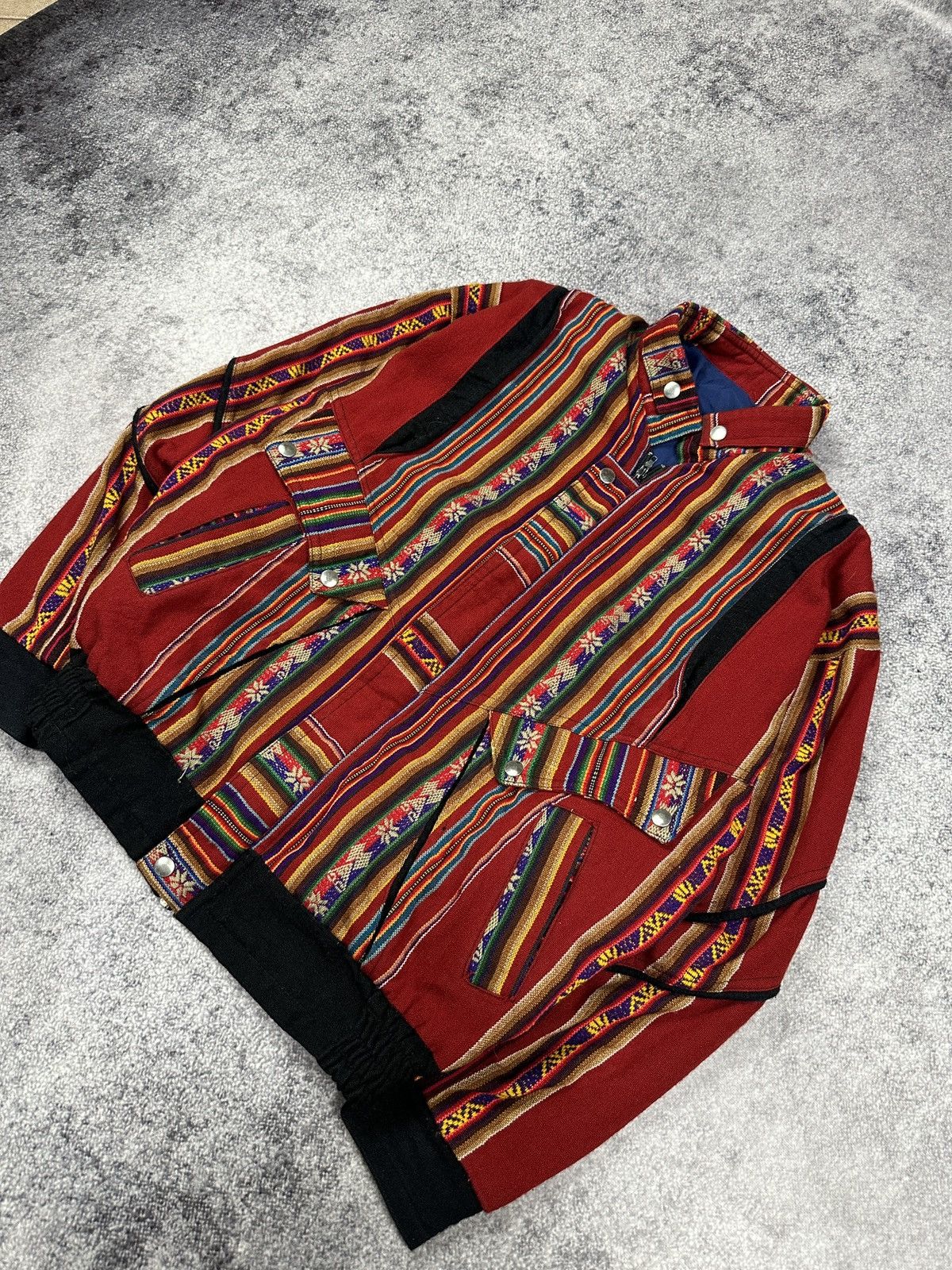 Other Y2K Casual Bombers Jacket Streetwear Rare 90s USA Style M Size US M / EU 48-50 / 2 - 2 Thumbnail