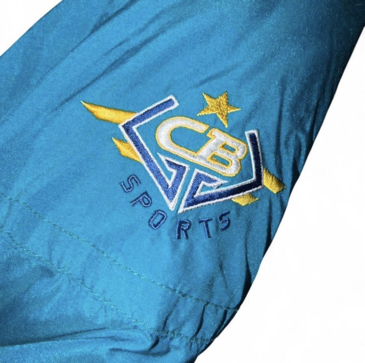 CB Sports Vintage CB Sports Teal Blue Hooded Puffer Ski Jacket Size L / US 10 / IT 46 - 2 Thumbnail