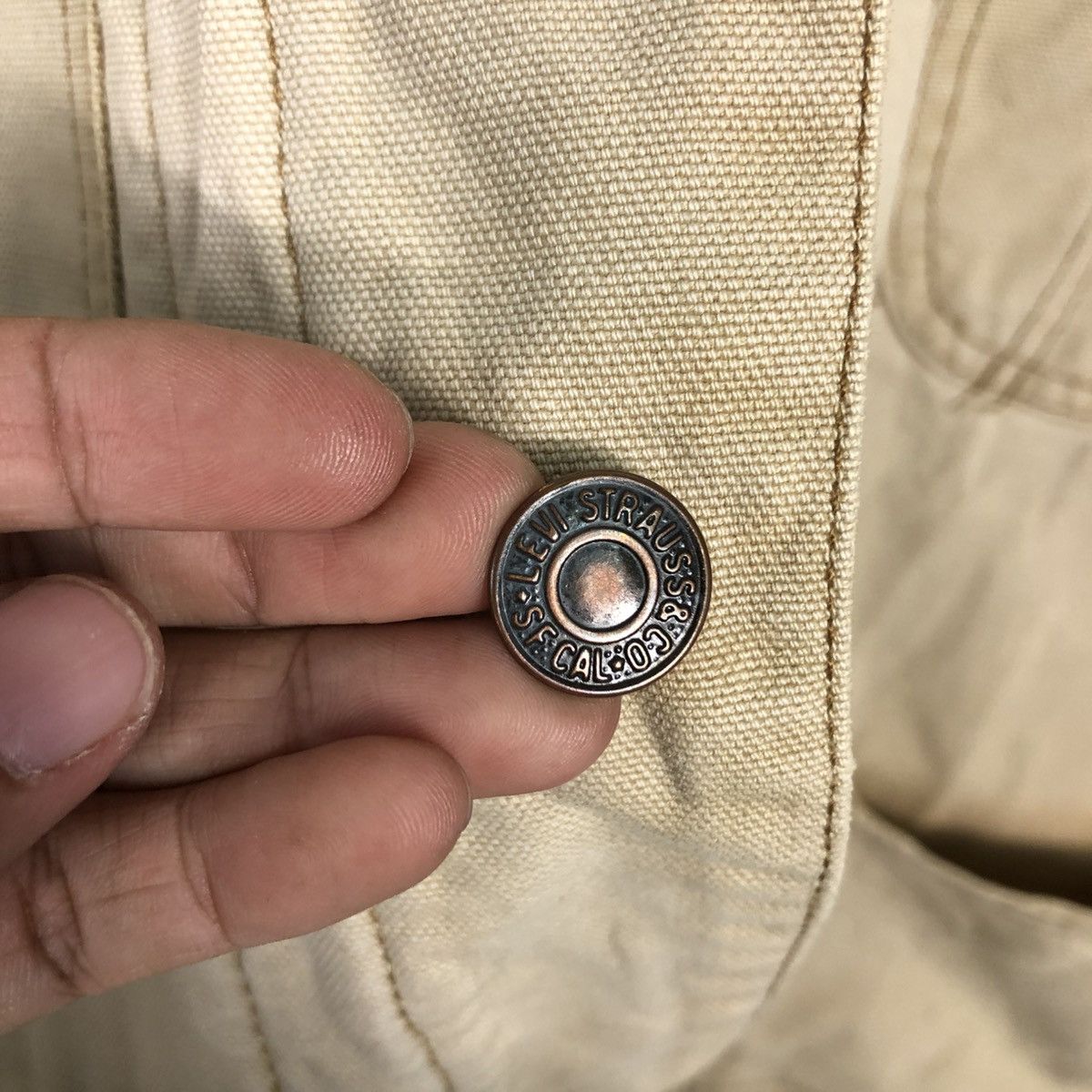 Levi's 📌Vintage Chore Jacket Duck Canvas Levi's Multi Pocket Size US M / EU 48-50 / 2 - 18 Thumbnail