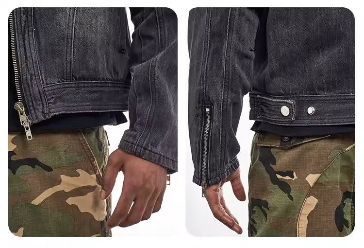 Other Streetwear Zipper Denim Designer Jacket Size US M / EU 48-50 / 2 - 6 Thumbnail