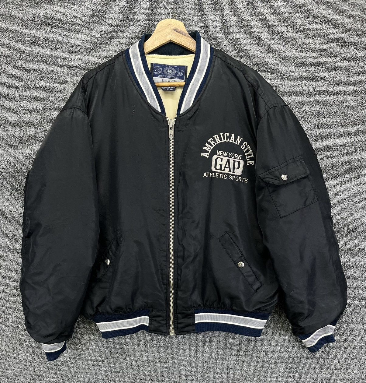 Gap Gap New York Rare Zip Up Varsity Jacket Size US L / EU 52-54 / 3 - 6 Thumbnail