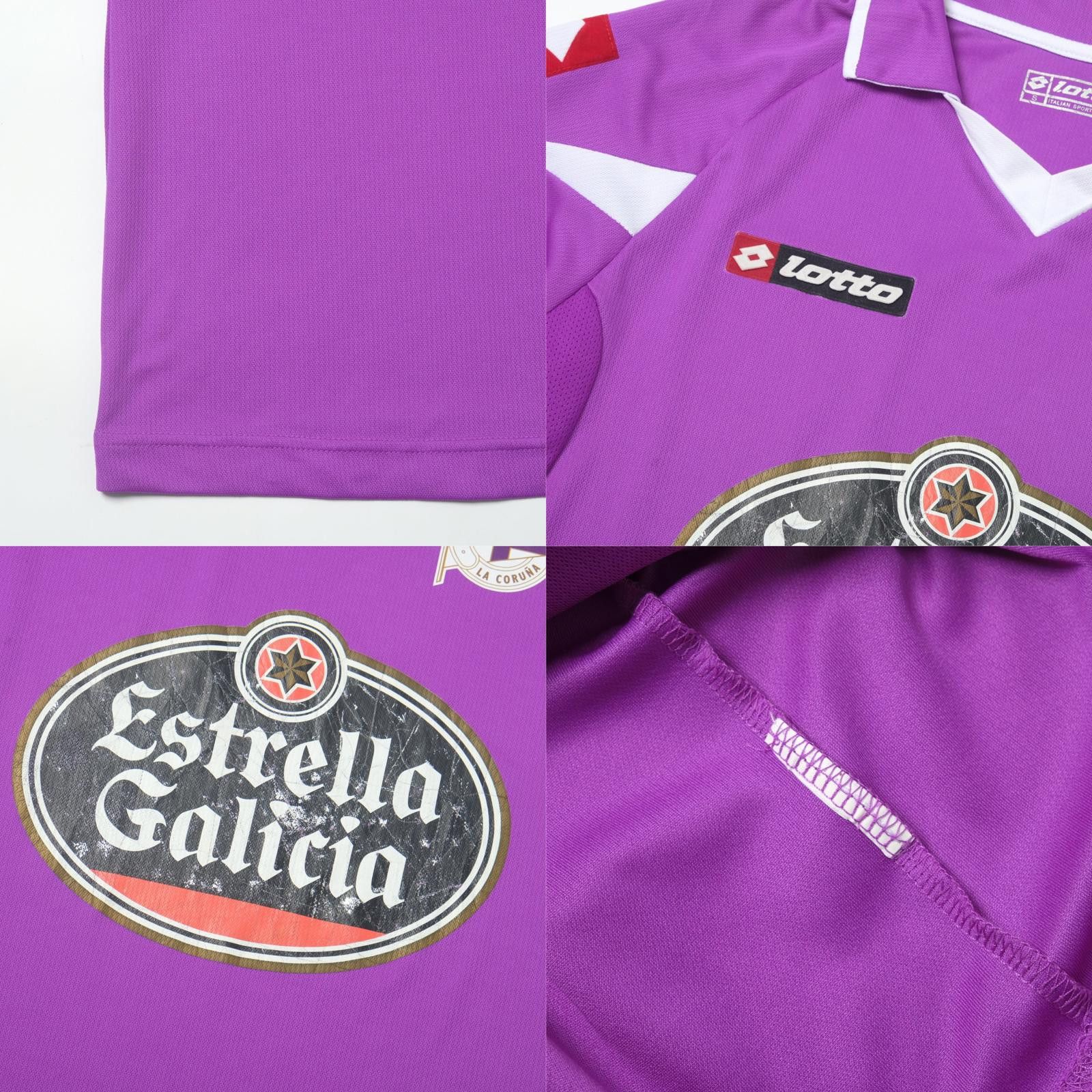Lotto Sport 2010/11 Deportivo La Coruna Third Shirt Lotto (M) Size US M / EU 48-50 / 2 - 5 Thumbnail
