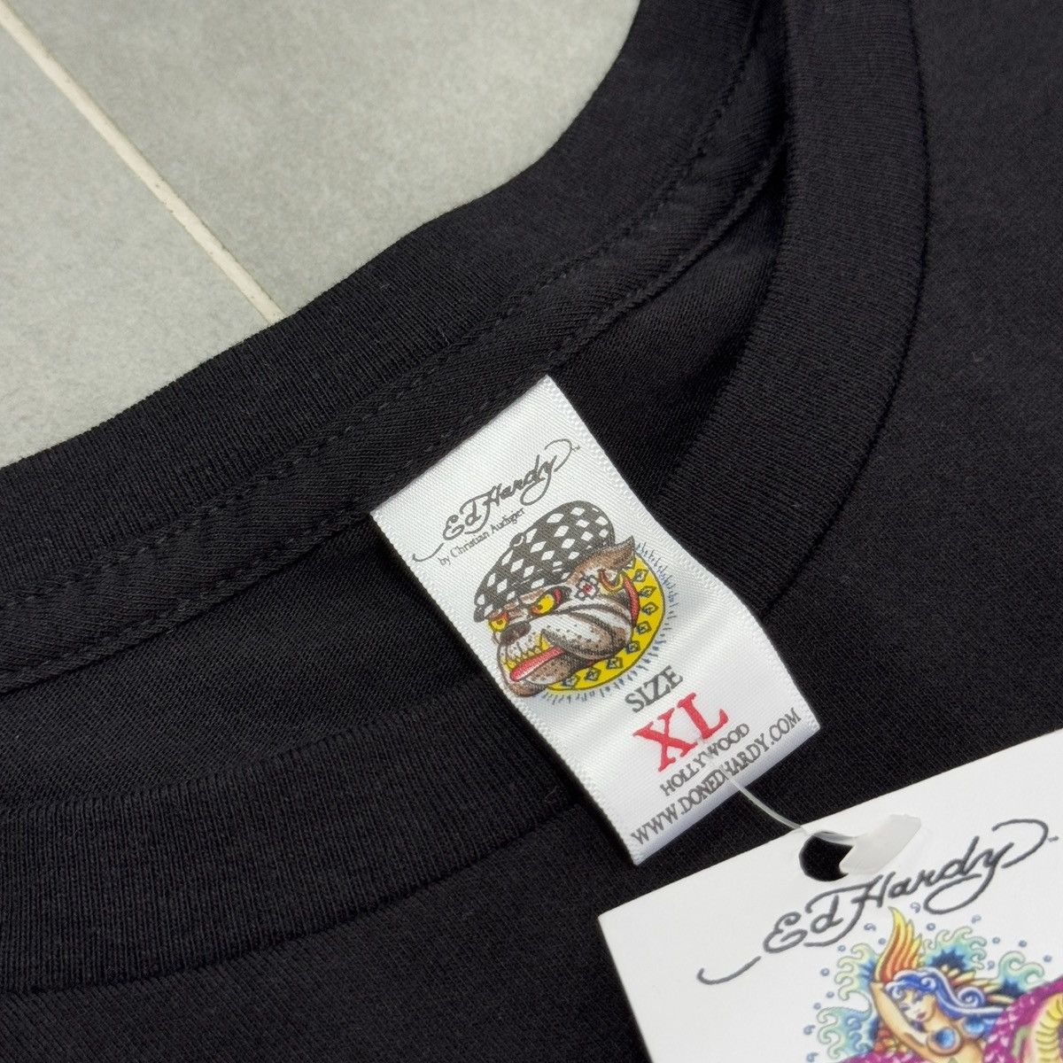 Ed Hardy Ed Hardy by Christian Audigier Tattoo Skull T-Shirt with Tag Size US XL / EU 56 / 4 - 8 Thumbnail