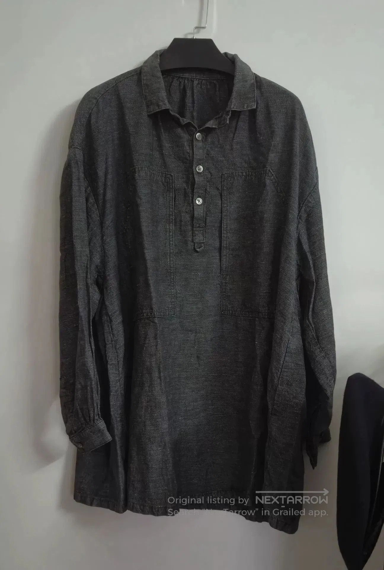 Porter Classic Porter Classic Bresson Linen Long Shirt. Size US M / EU 48-50 / 2 - 2 Thumbnail