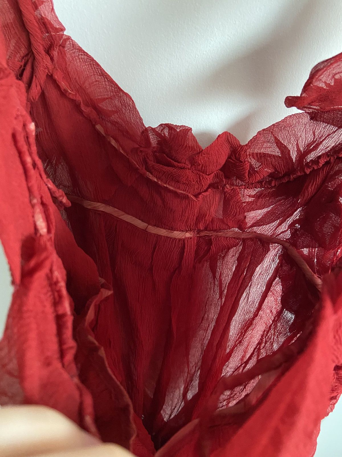 Jean Paul Gaultier Jean Paul Gaultier Silk Rose Top Size S / US 4 / IT 40 - 10 Thumbnail