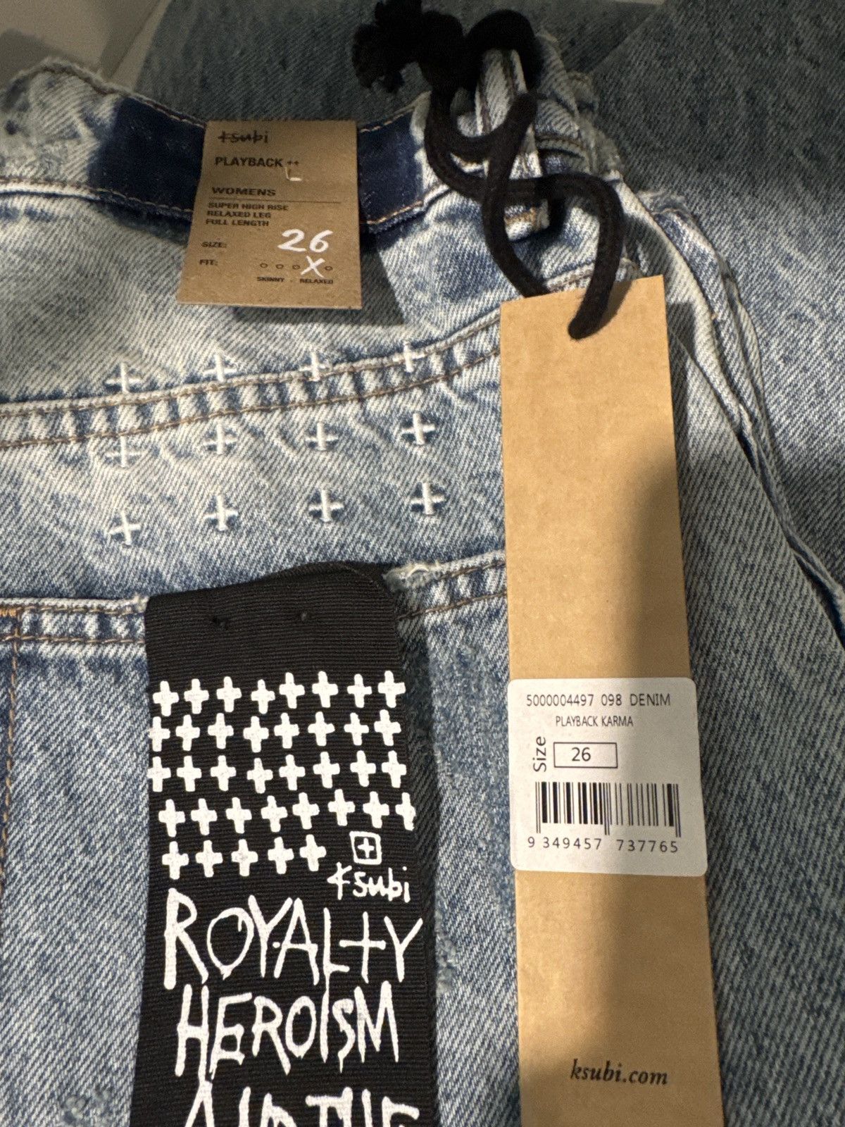 Ksubi Playback Karma : relaxed high waisted Size 26" / US 2 / IT 38 - 4 Thumbnail