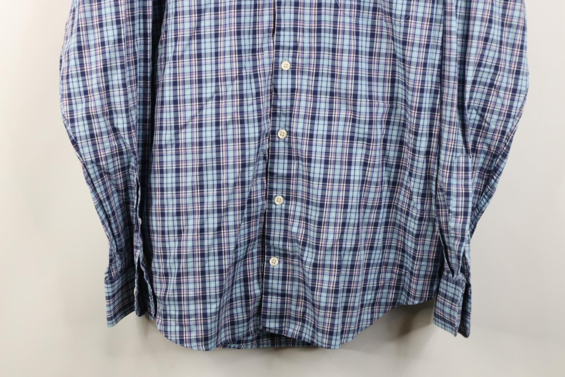 Peter Millar Peter Millar Crown Ease Flannel Collared Button Shirt Plaid Size US L / EU 52-54 / 3 - 3 Thumbnail