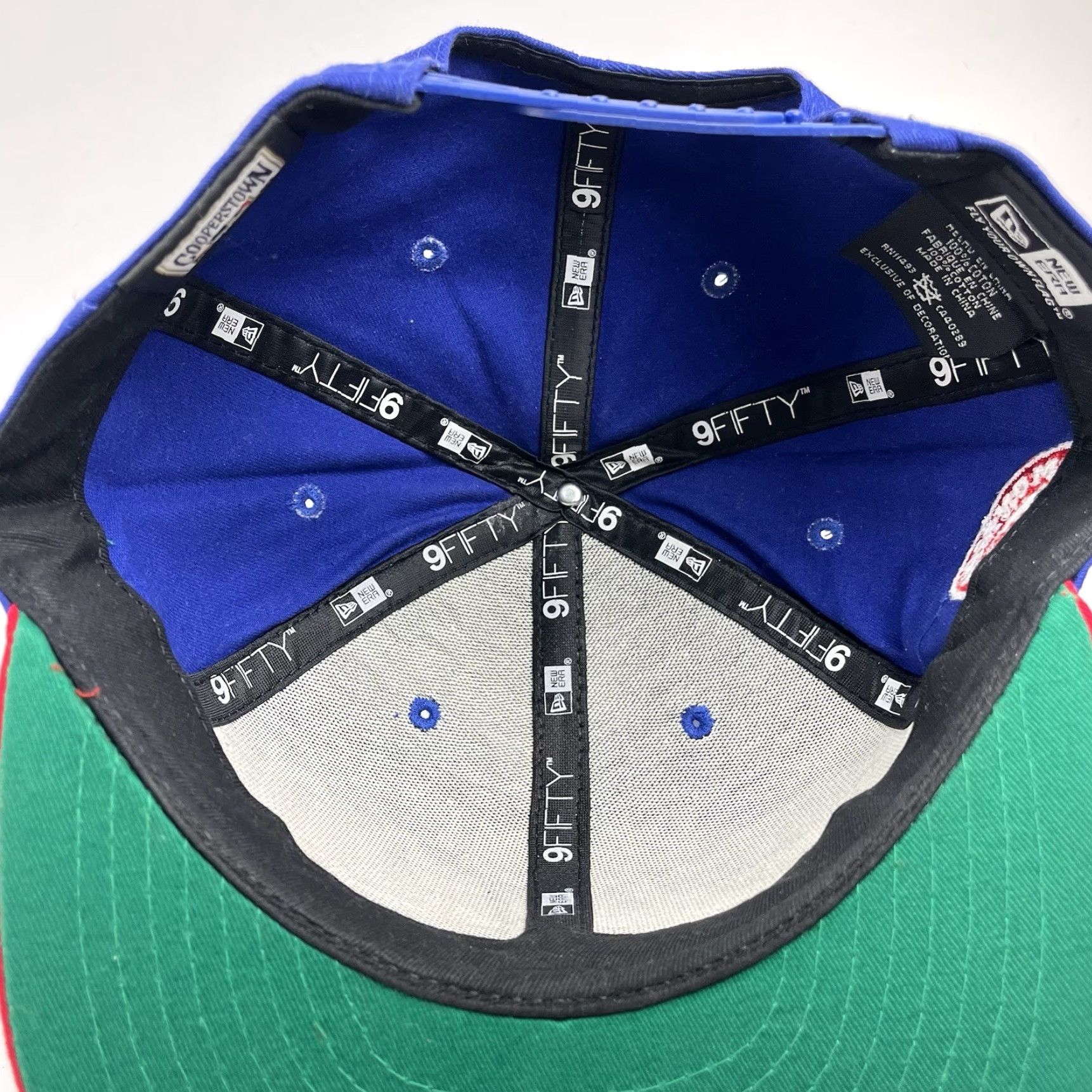 New Era VINTAGE Montreal Expos New Era SnapBack Cooperstown Collection MLB Baseball Hat Men Adjustable Blue Cotton Hats Size ONE SIZE - 7 Thumbnail