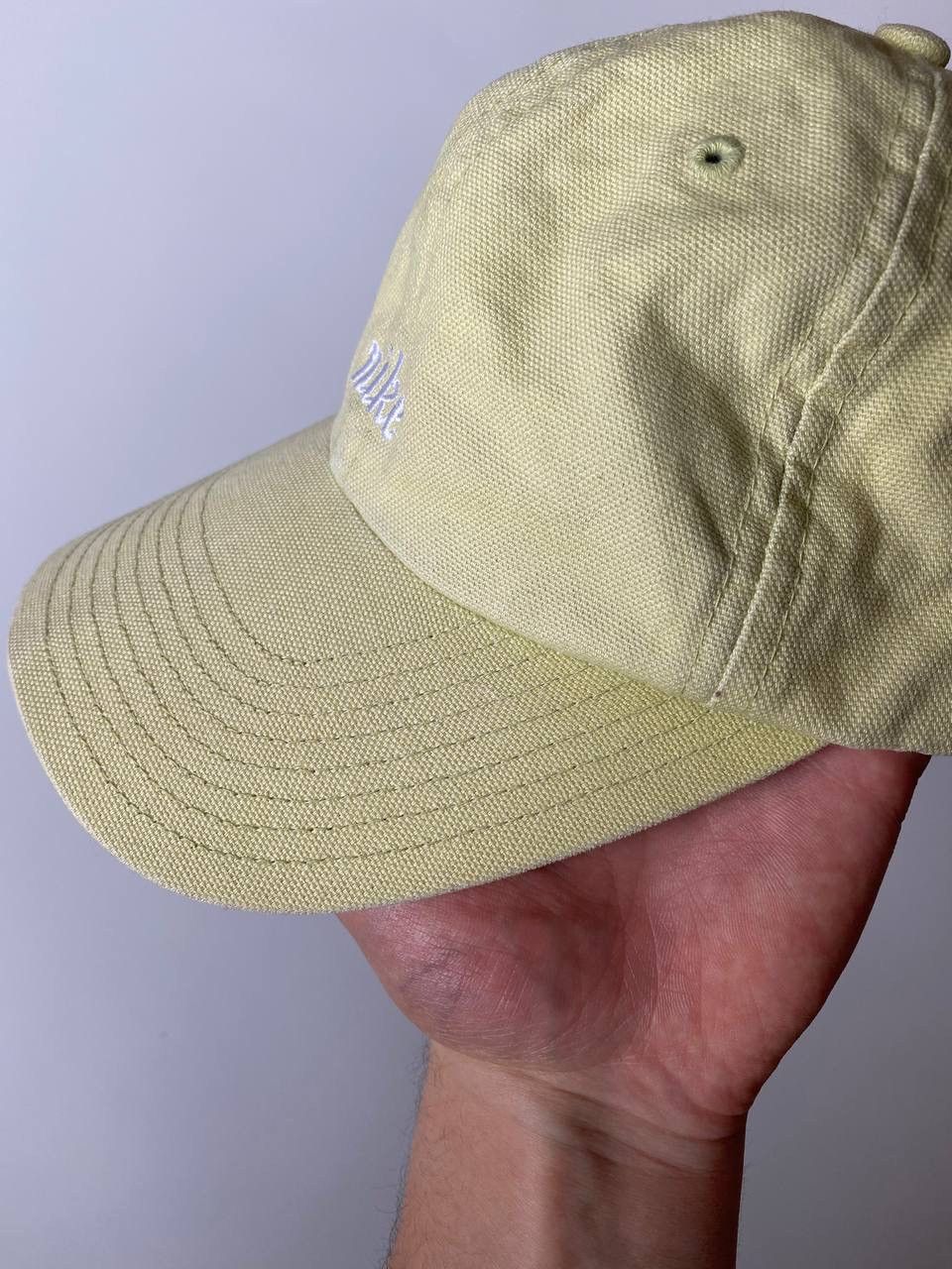 Nike × Vintage Vintage Nike Hat Cap Small logo Yellow OS 00’s Size ONE SIZE - 9 Thumbnail