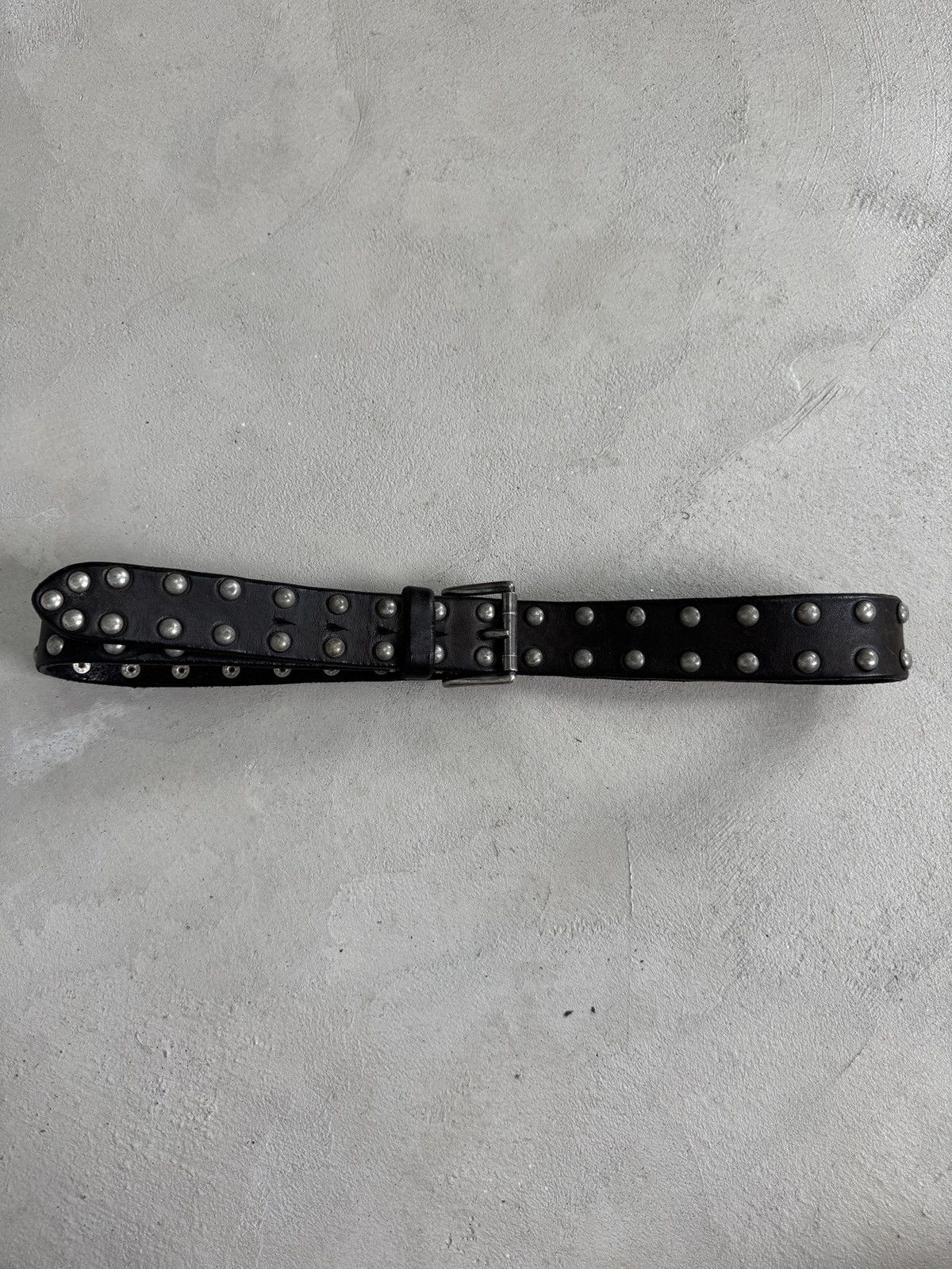 Vintage Studded Leather Belt Kapital Style