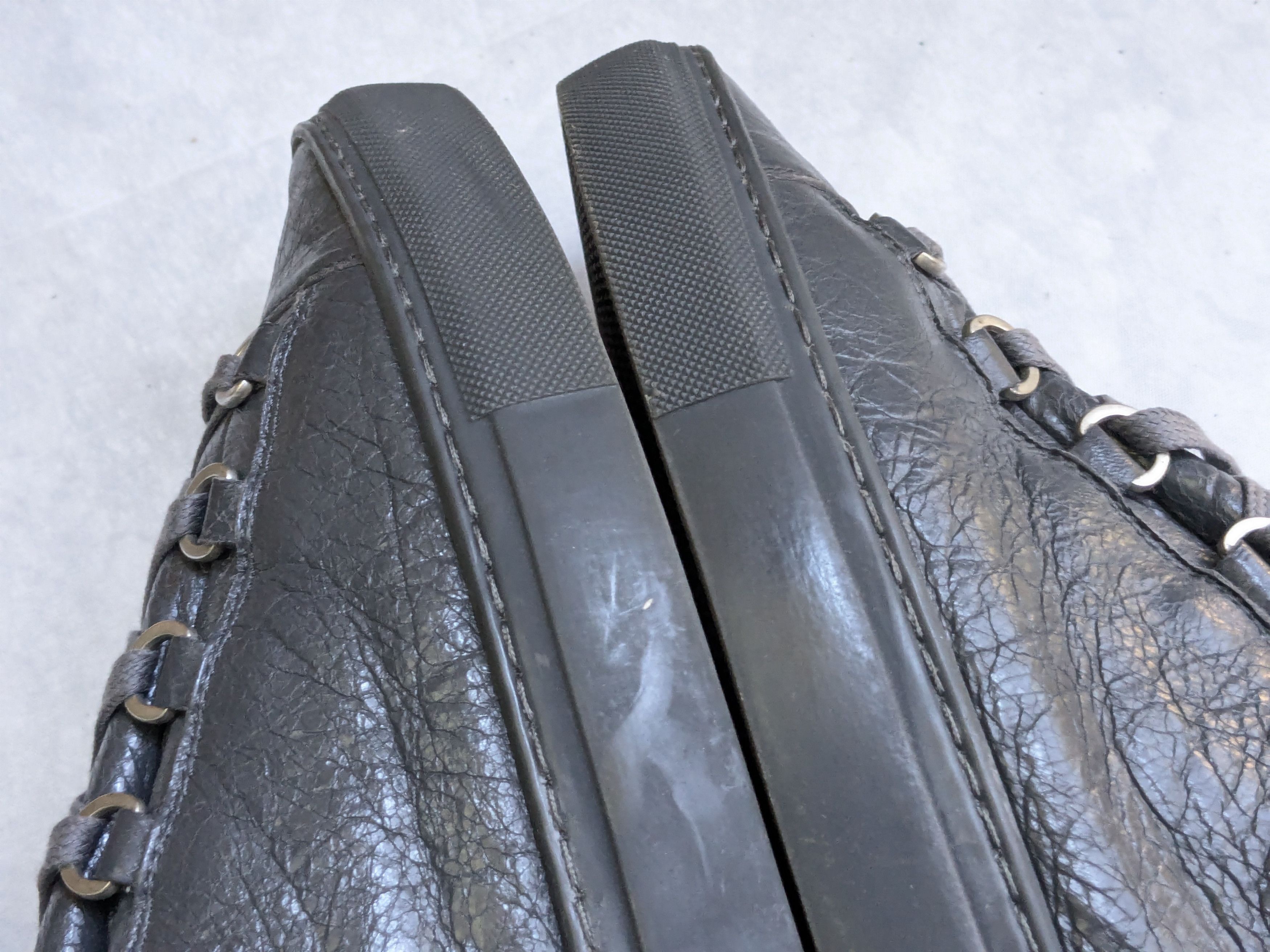 Balenciaga Balenciaga Arena Sneakers Gray High Tops 9 Leather Size US 9 / EU 42 - 10 Thumbnail