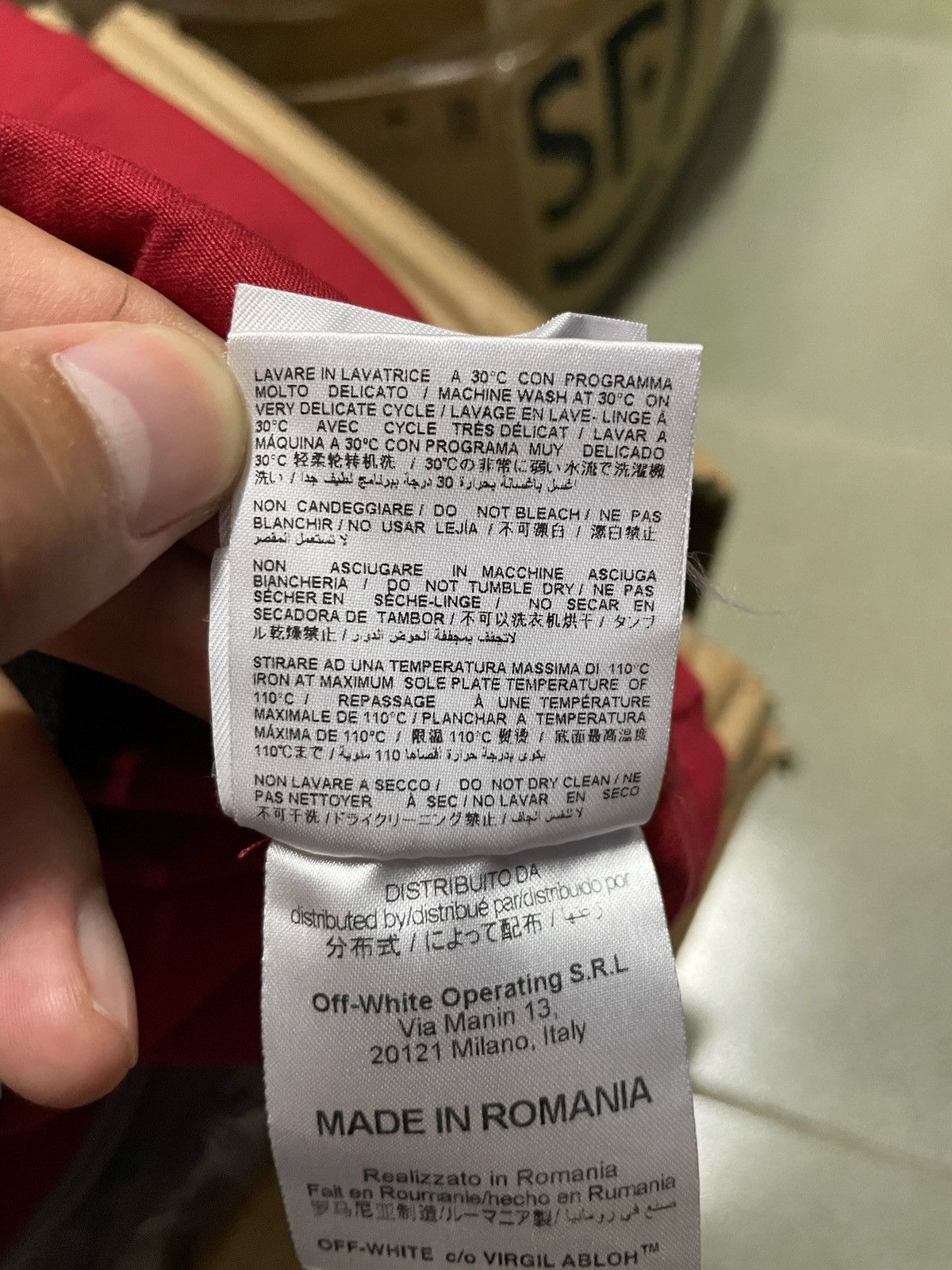 Off-White Off-White 16FW Painted Oversized Jacket Size US XXS / EU 40 - 9 Thumbnail