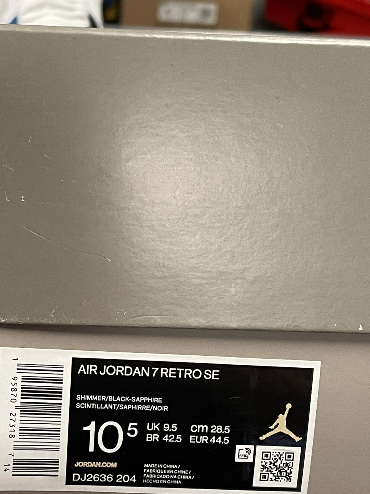 Jordan Brand Size 10.5 - Jordan 7 Retro Sapphire Brand New Size US 10.5 / EU 43-44 - 9 Thumbnail