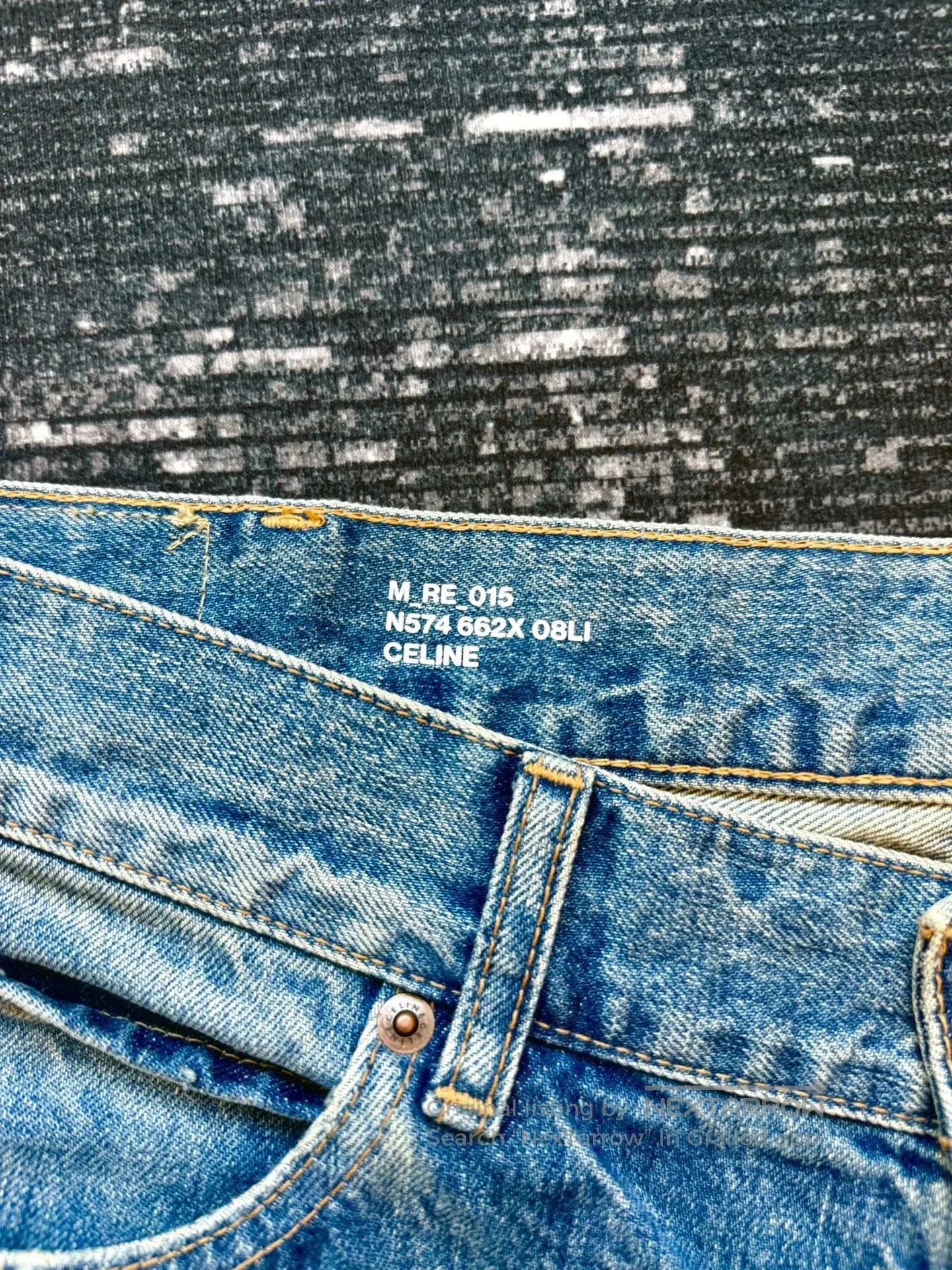Celine celine blue washed straight leg jeans. Size US 33 - 4 Thumbnail