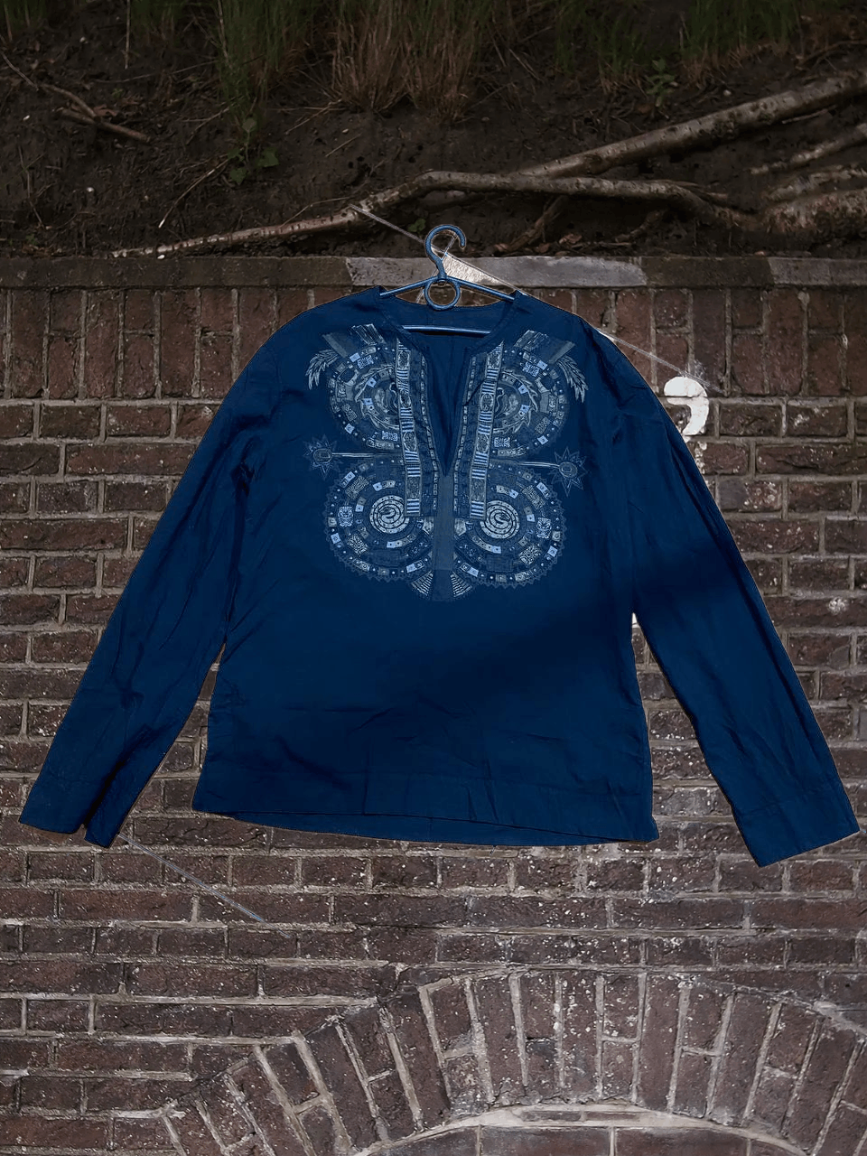 Just Cavalli Just Cavalli Long Sleeve Shirt Logo Black Print Size US M / EU 48-50 / 2 - 1 Thumbnail