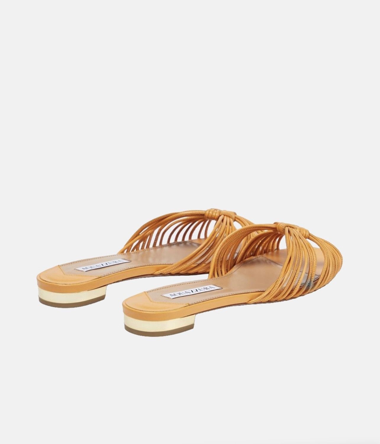 Aquazzura Aquazzura Sandals Orange Size US 5.5 / IT 35.5 - 2 Thumbnail