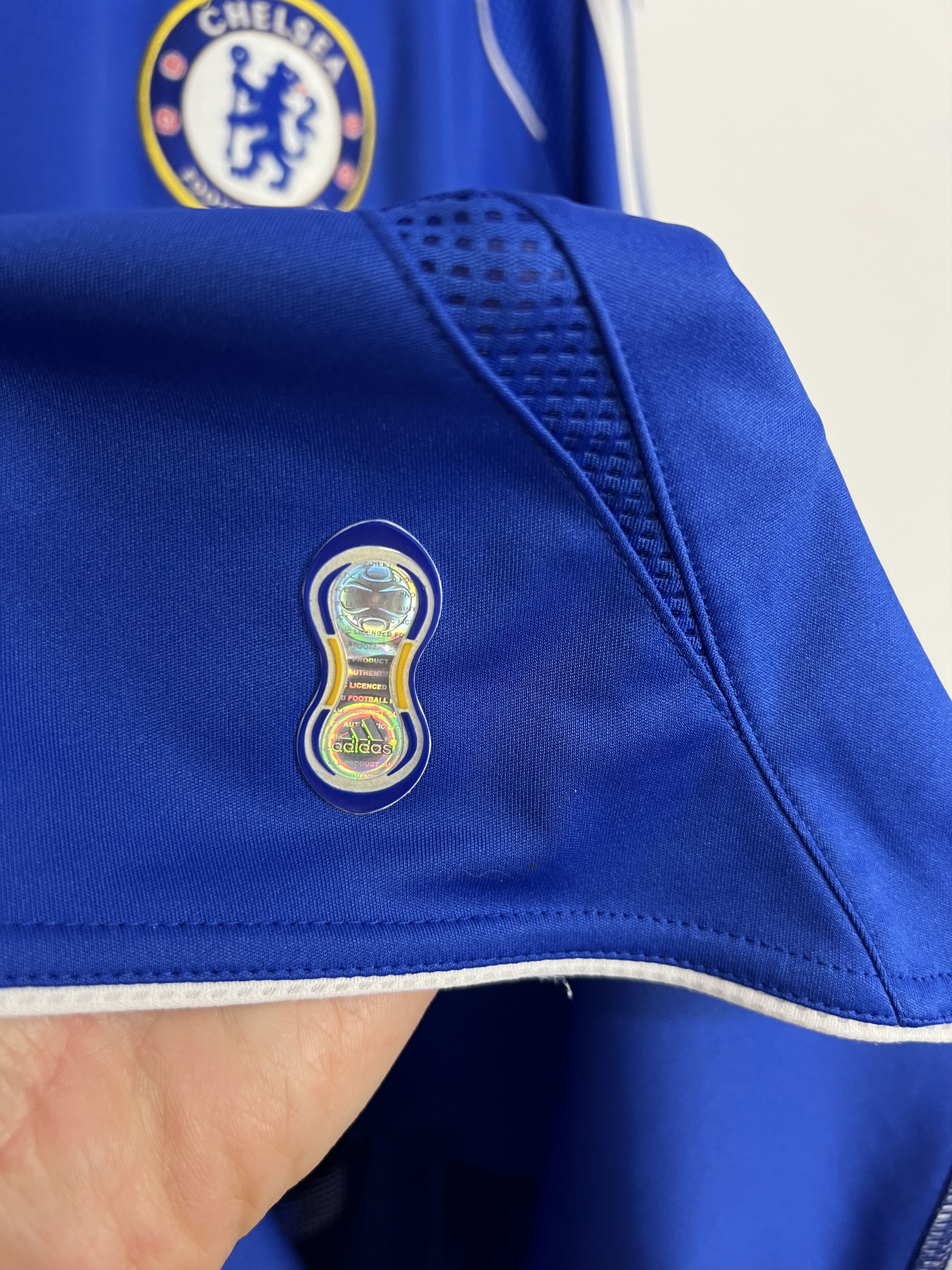 Adidas Chelsea football shirt 2006 Soccer #11 Drogba Jersey Trikot Size US XL / EU 56 / 4 - 6 Thumbnail