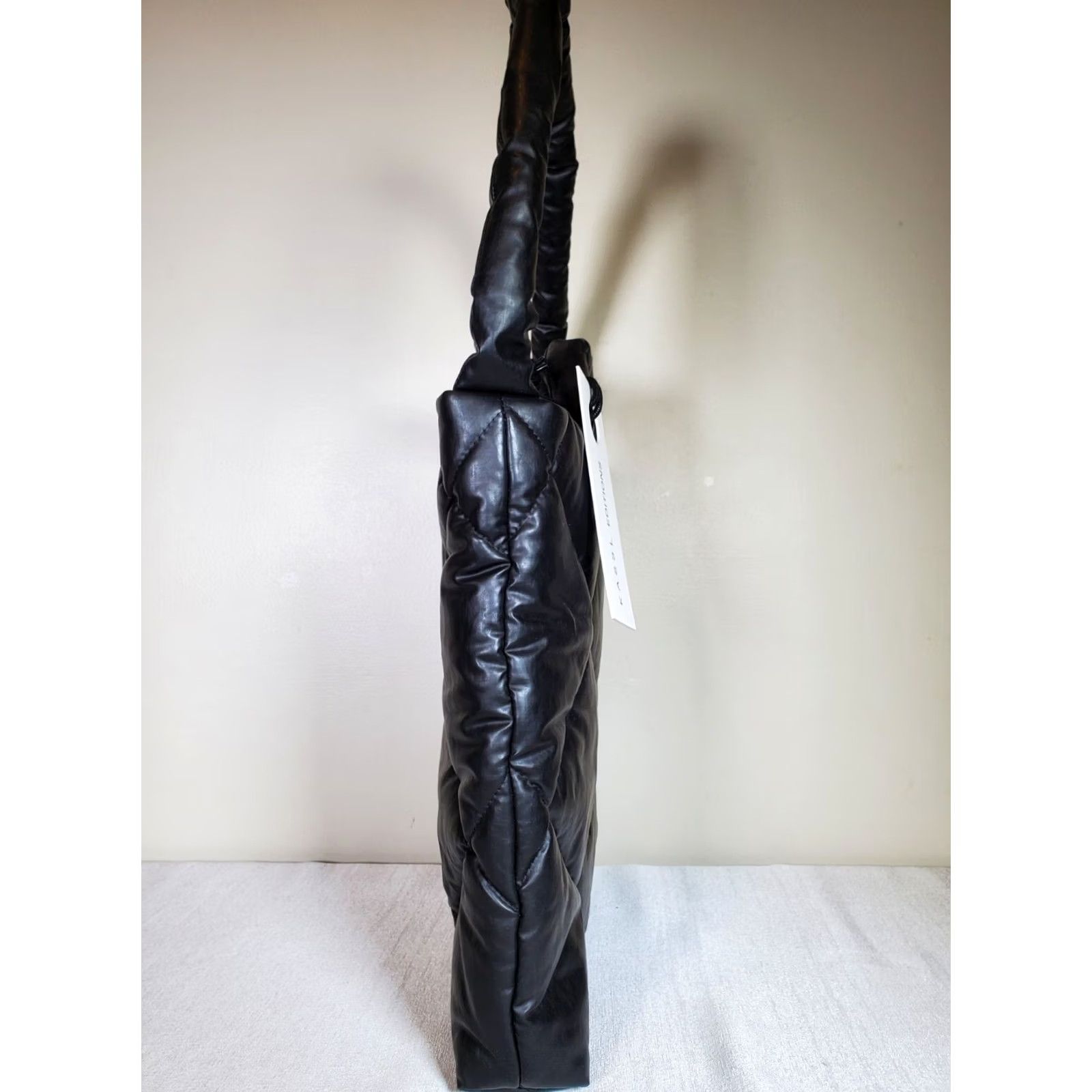 Kassl Editions KASSL Editions Quilted Bag Medium Oil Black Pillow Tote Womens Size ONE SIZE - 3 Thumbnail