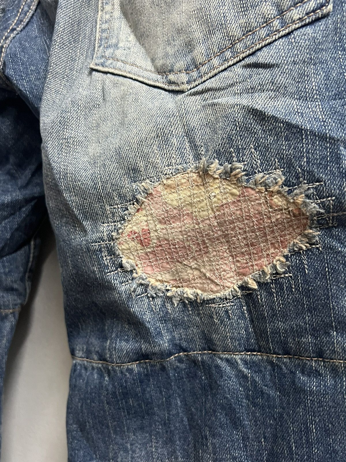 PPFM × Seditionaries PPFM BLUE DENIM JEAN DOUBLE WAIST ZIPPER Size US 34 / EU 50 - 7 Thumbnail