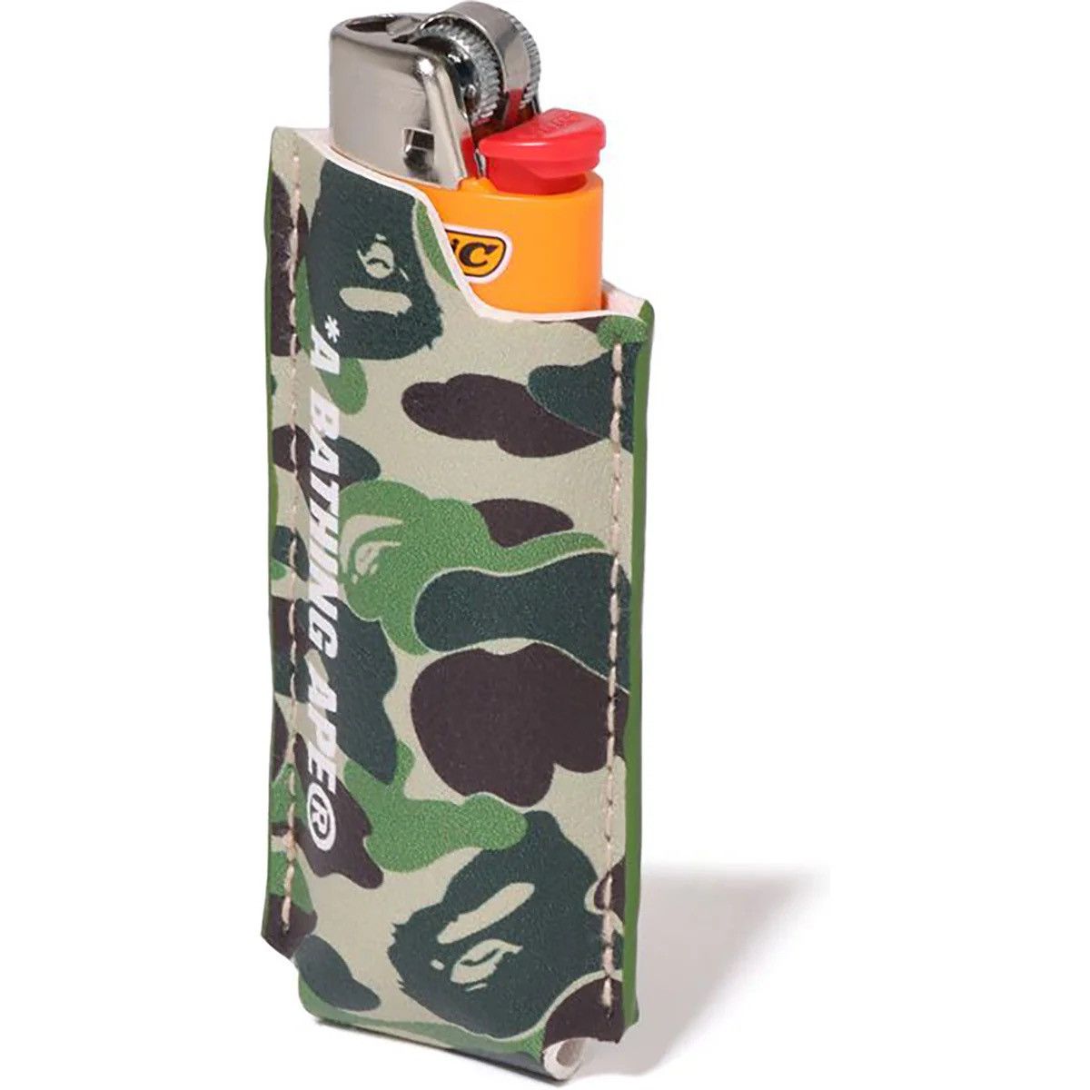 Bape Bape green camo leather lighter case Size ONE SIZE - 2 Thumbnail