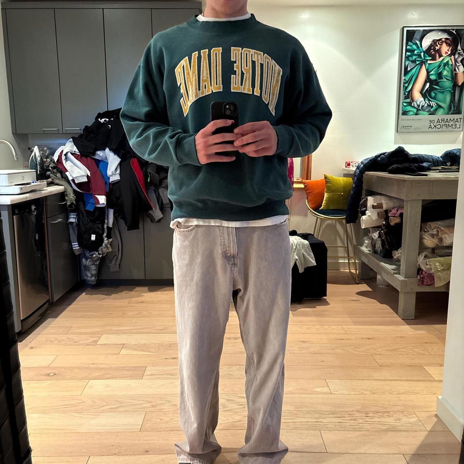 Designer Notre Dame Sweatshirt Size US M / EU 48-50 / 2 - 1 Thumbnail
