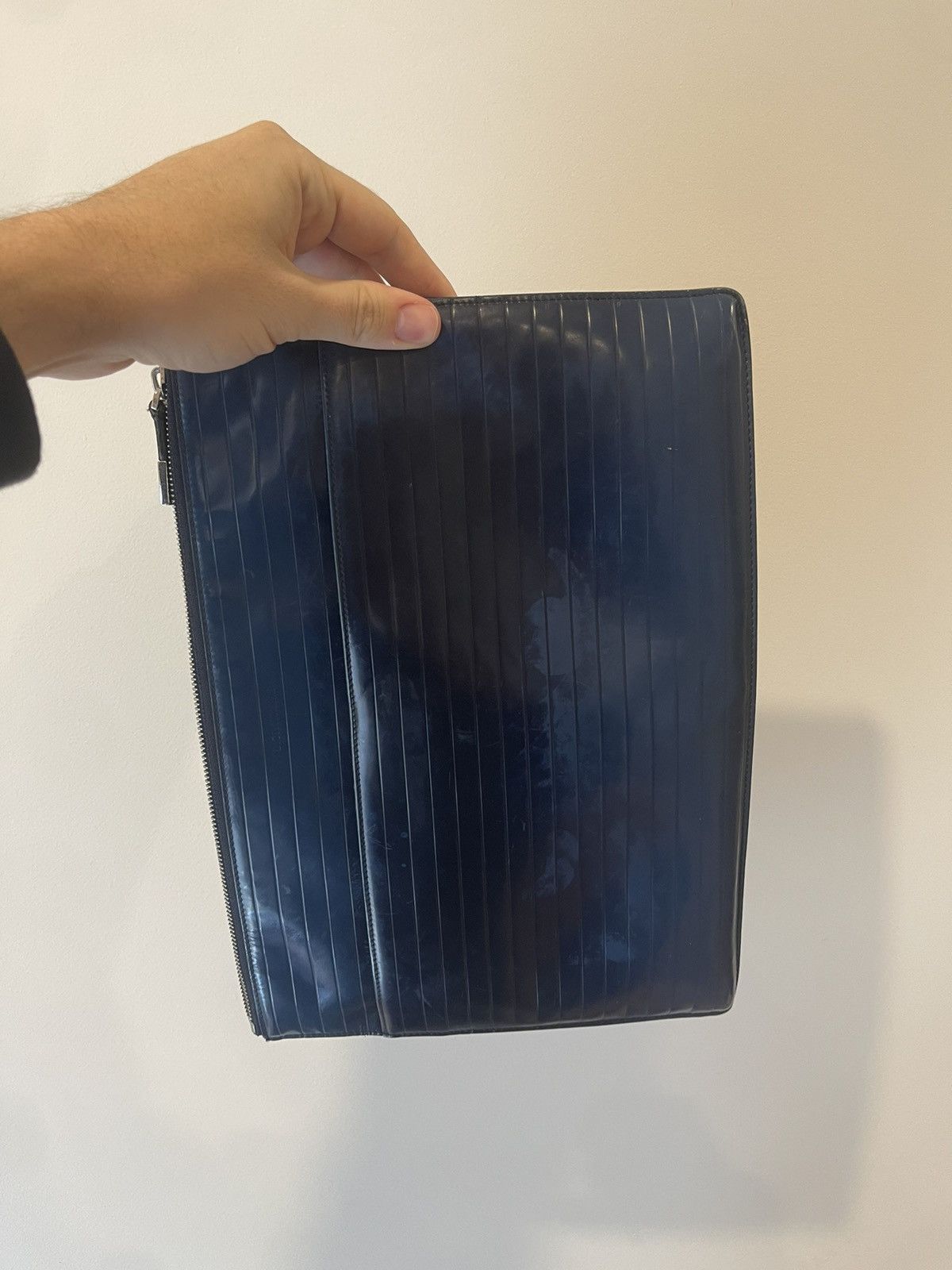 Dior × Kris Van Assche Dior Homme a4 document/ipad bag/wallet patent leather Size ONE SIZE - 2 Thumbnail