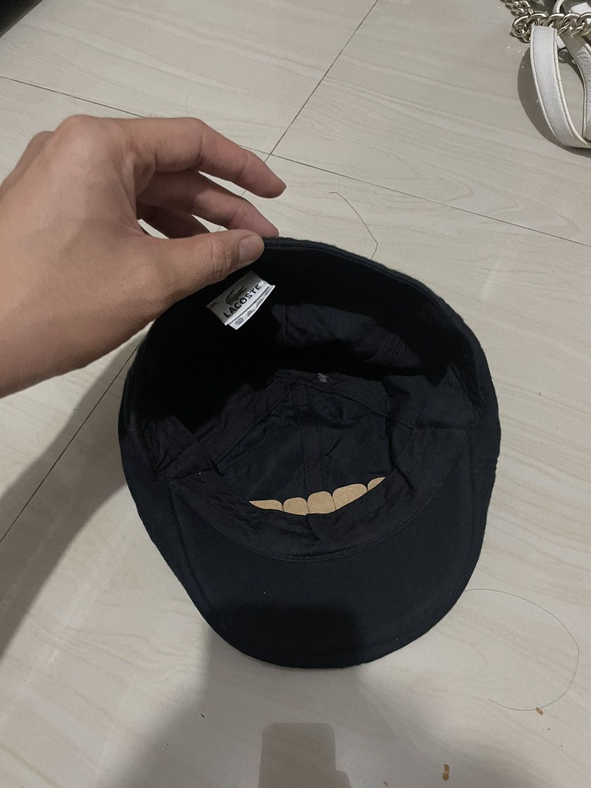 Lacoste vintage lacoste flat hat black Size ONE SIZE - 7 Thumbnail