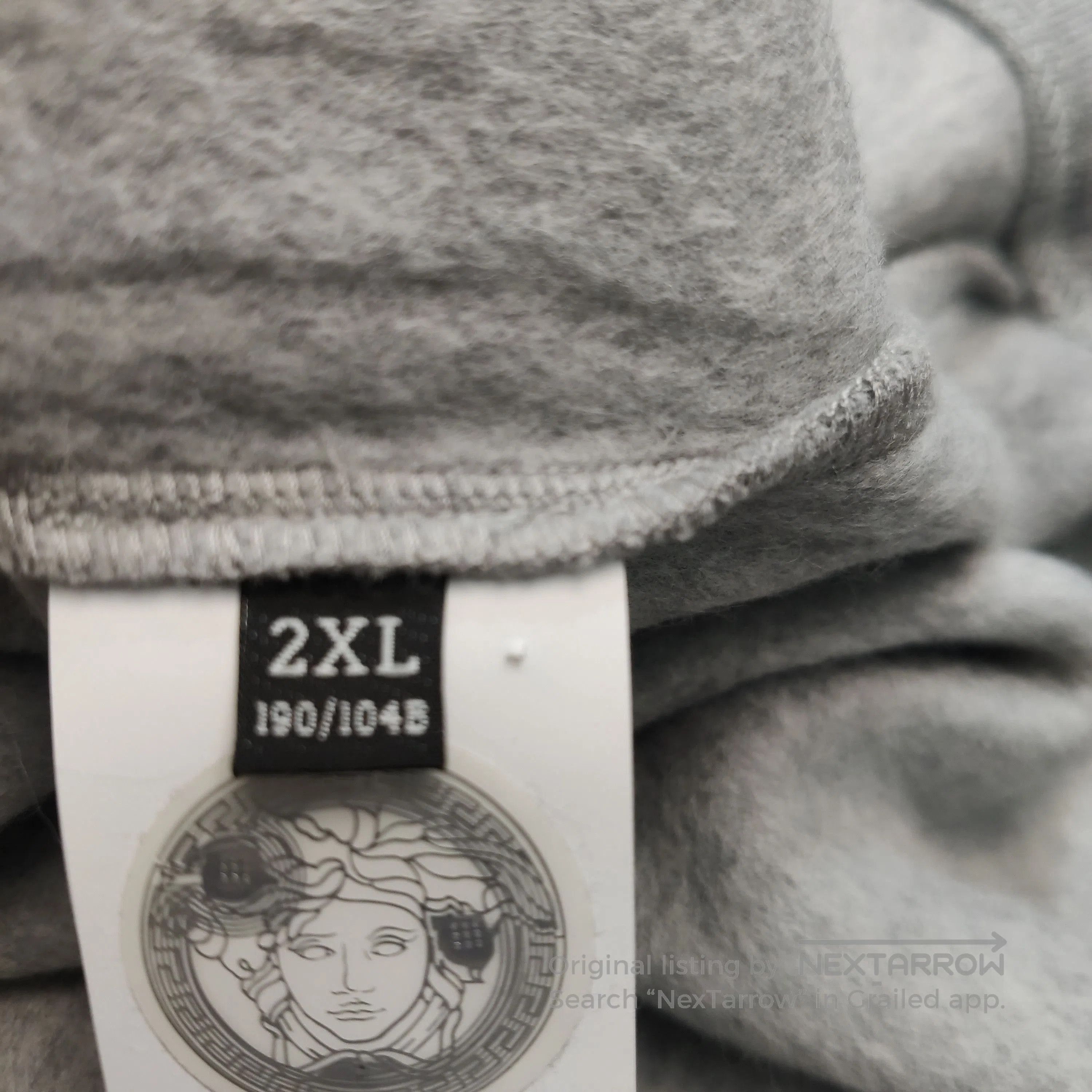Versace Versace XXL Cotton Logo Long-Sleeve Sweatshirt. Size US XXL / EU 58 / 5 - 6 Thumbnail