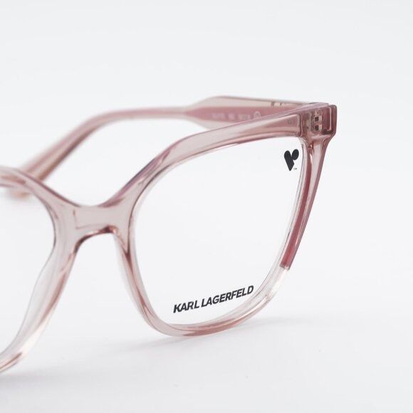 Karl Lagerfeld Karl Lagerfeld KL6155 652 Eyeglasses Antique Rose 53mm Size ONE SIZE - 7 Thumbnail