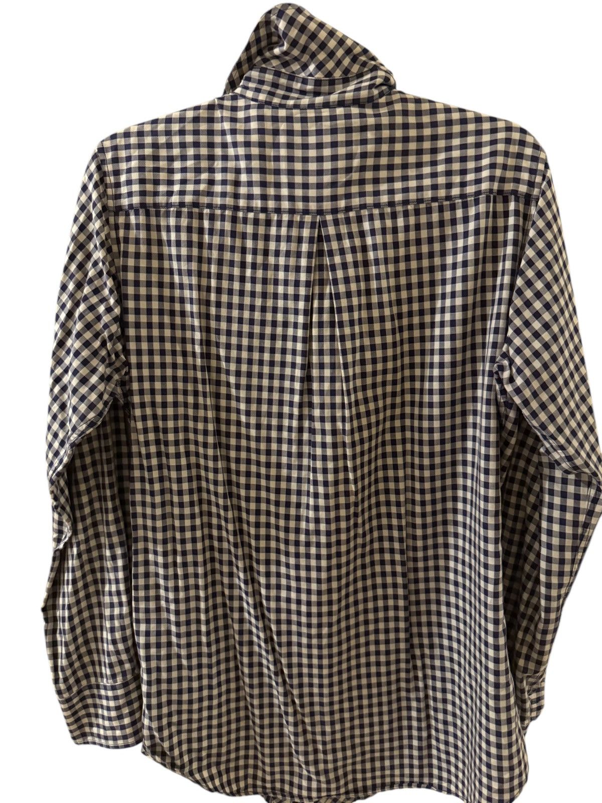Vivienne Westwood Vivienne Westwood Men’s Navy & White Gingham Shirt Size US S / EU 44-46 / 1 - 4 Thumbnail