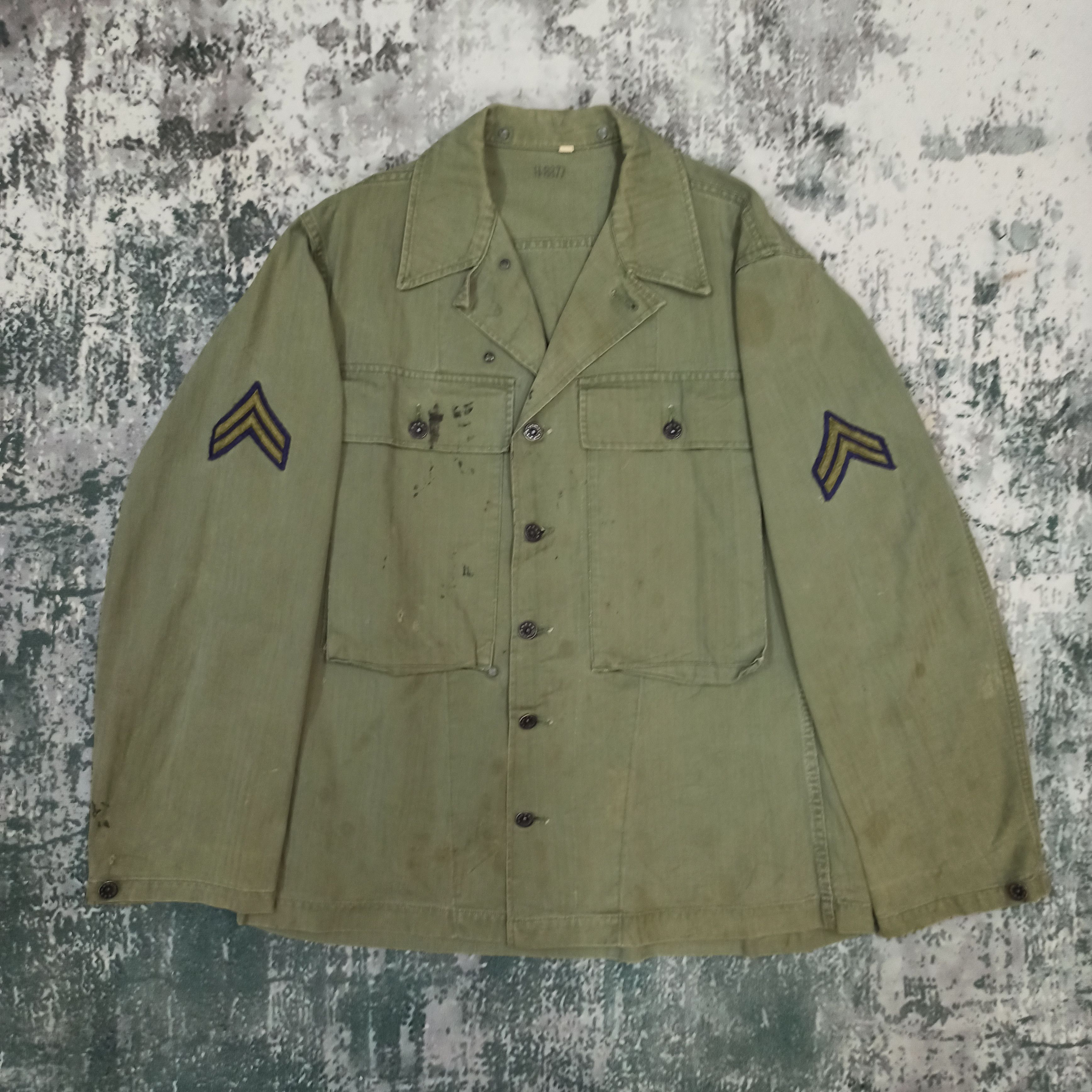 Vintage Vintage US army military jacket Size US M / EU 48-50 / 2 - 1 Thumbnail