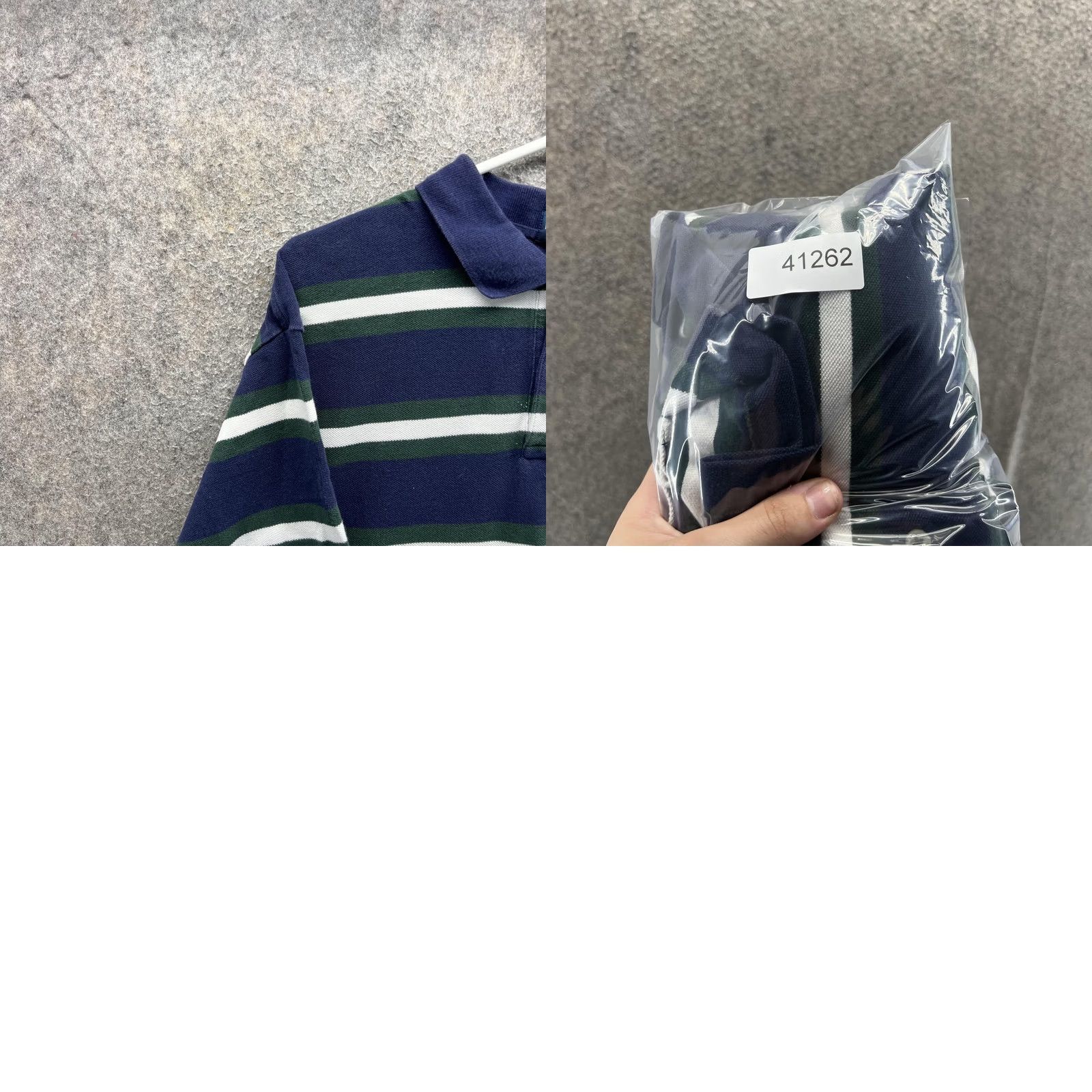 Polo Ralph Lauren VINTAGE Polo Ralph Lauren Polo Shirt Mens XL Blue Stripe Pony Casual Tall Size US XL / EU 56 / 4 - 8 Thumbnail
