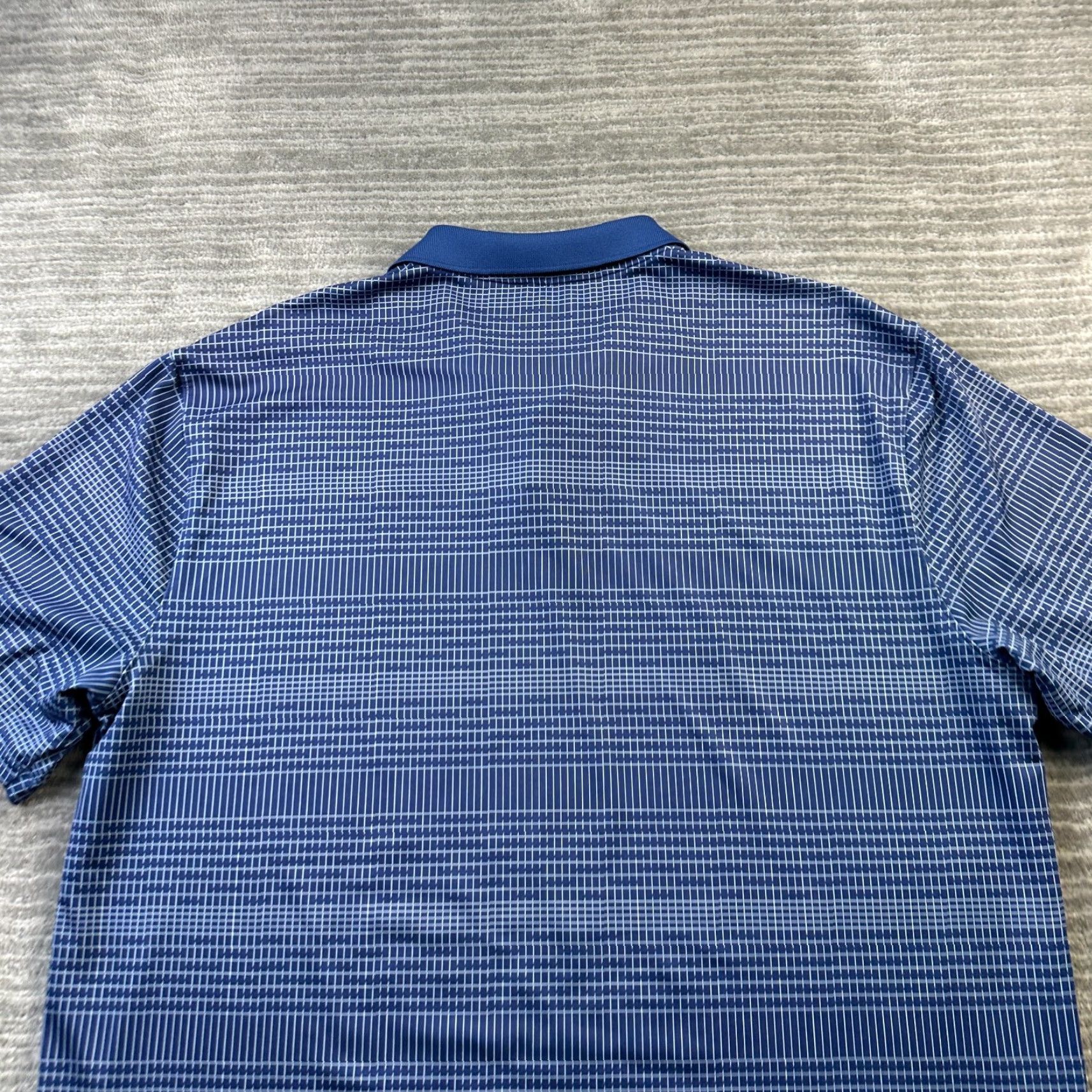 Nike Nike Shirt Mens Large Blue Vapor All Over Print Dri Fit Golf Size US L / EU 52-54 / 3 - 5 Thumbnail