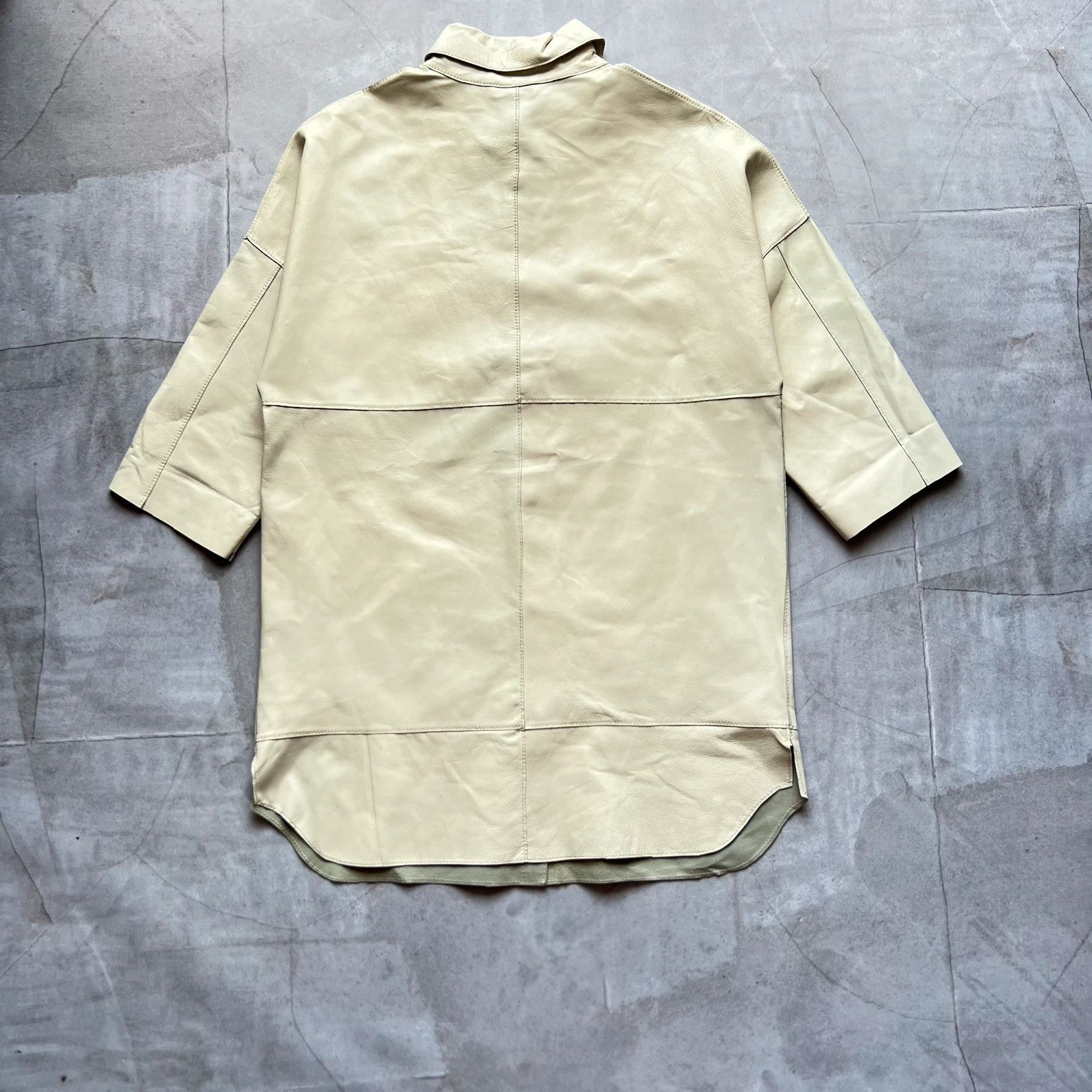 Diesel PAROSH shirt jacket lamb leather luxury italian designer Size M / US 6-8 / IT 42-44 - 7 Thumbnail