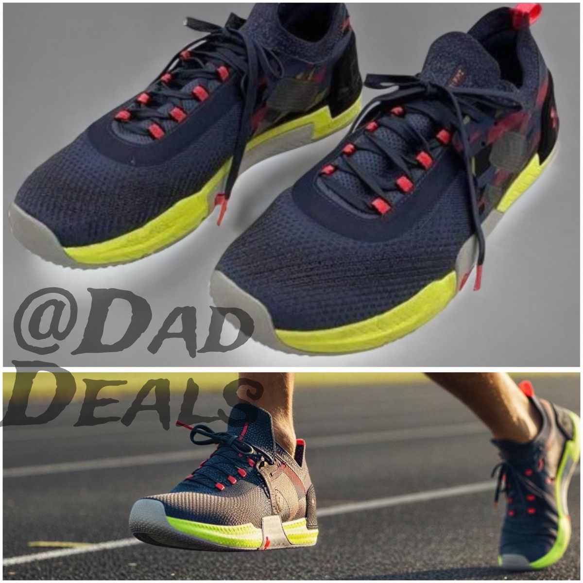 Under Armour Under Armour TriBase Reign 4 Pro Amp Purple & Yellow Ray Size US 14 / EU 47 - 1 Thumbnail