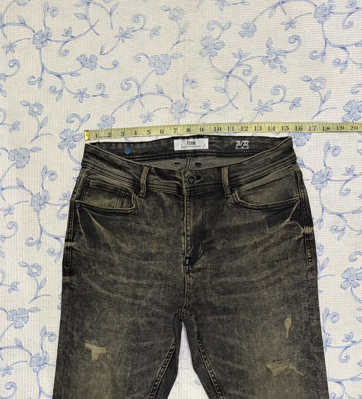 Other FSBN Streetwear Jeans Distressed Denim Size US 31 - 3 Thumbnail