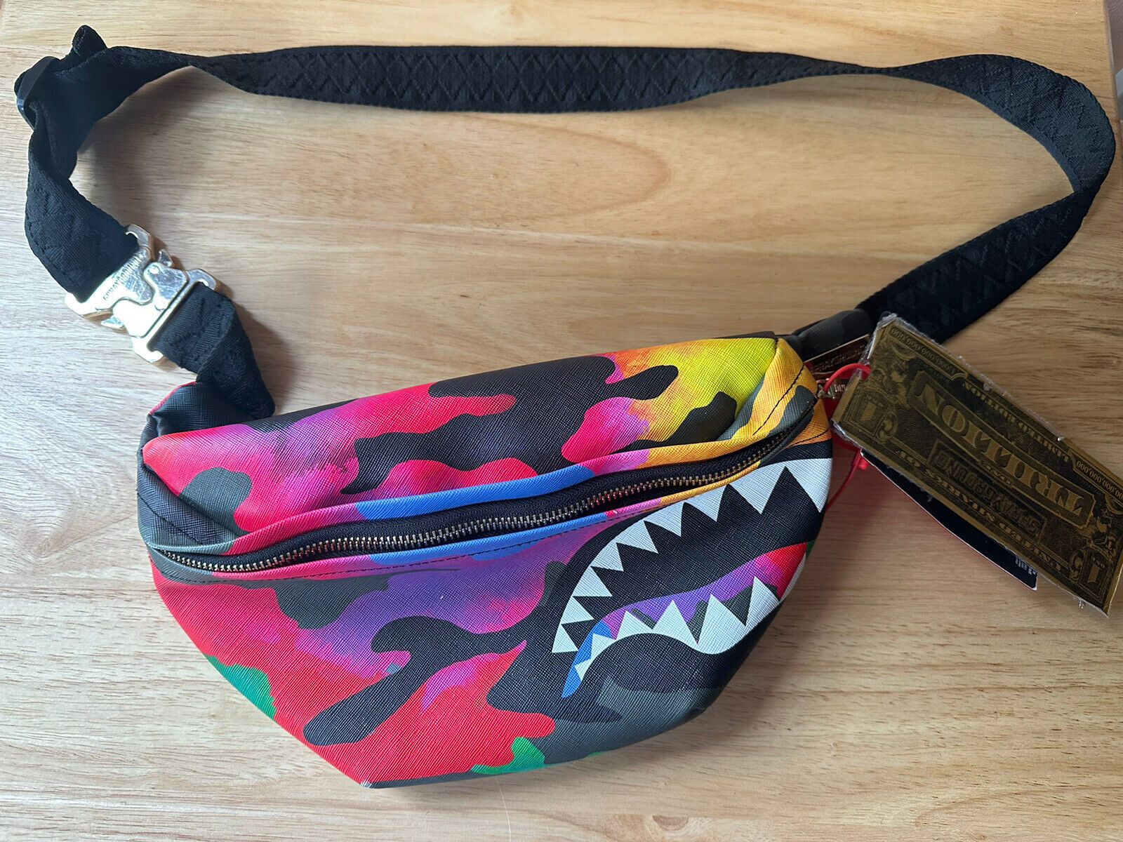 Sprayground Camoburst Savy Crossbody Belt bag