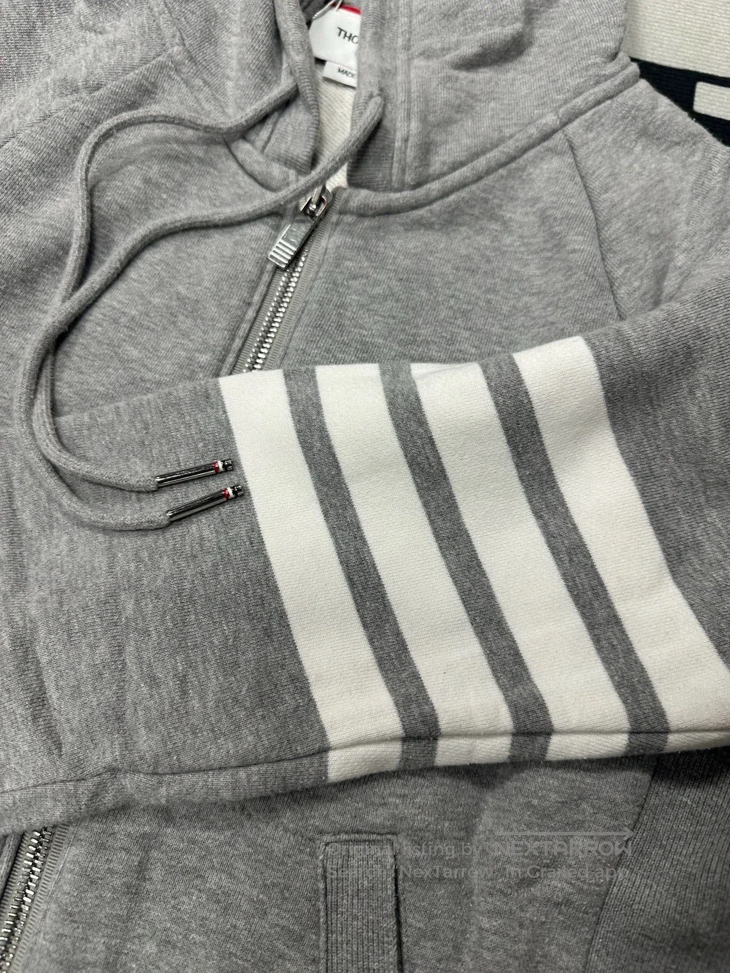 Thom Browne Thom Browne Gray Zip Hoodie. Size US M / EU 48-50 / 2 - 6 Thumbnail