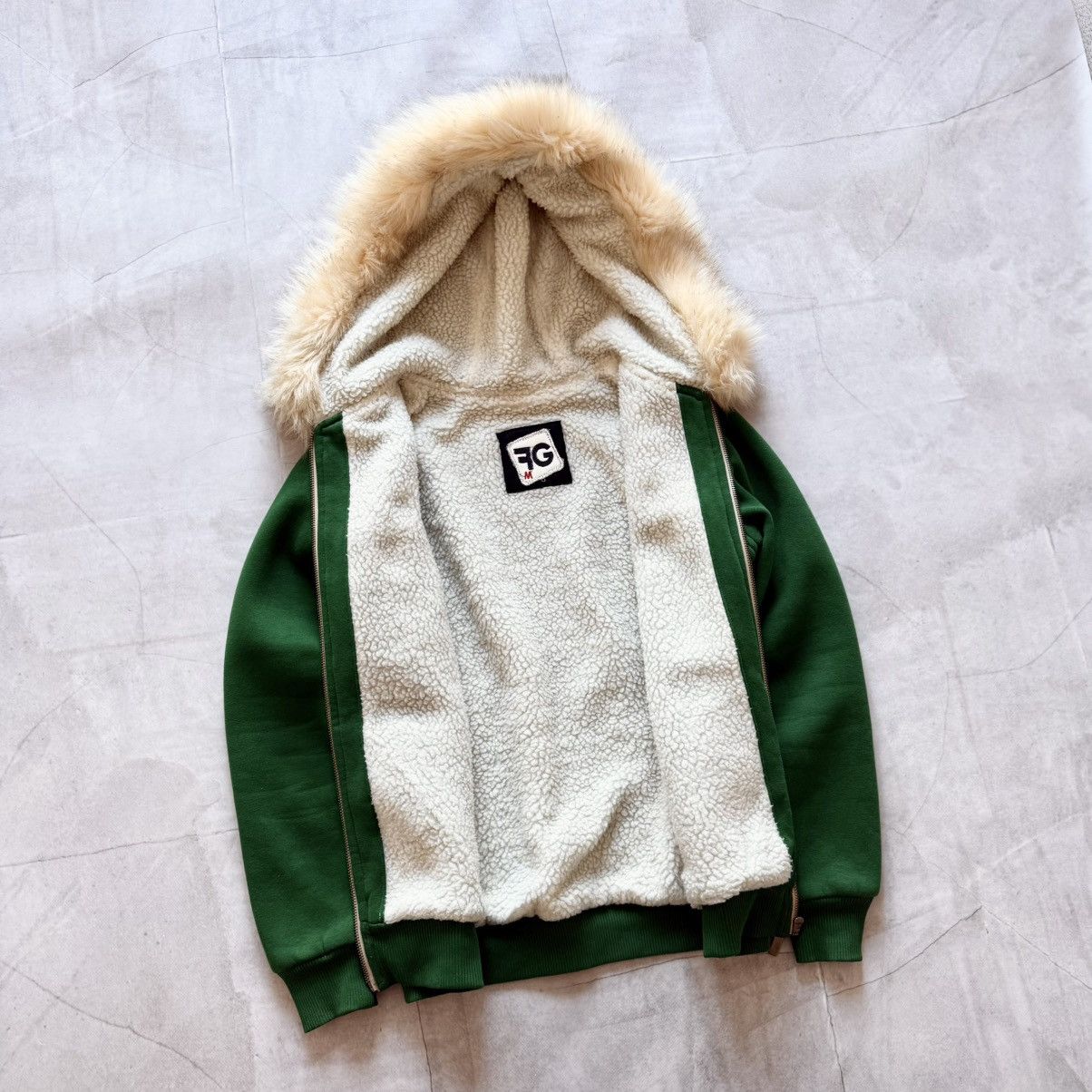 Hysteric Glamour × Undercover Rockstar LGB If Six Was Nine Vibe Faux Fur Zip Hoodie Jacket Size US S / EU 44-46 / 1 - 4 Thumbnail