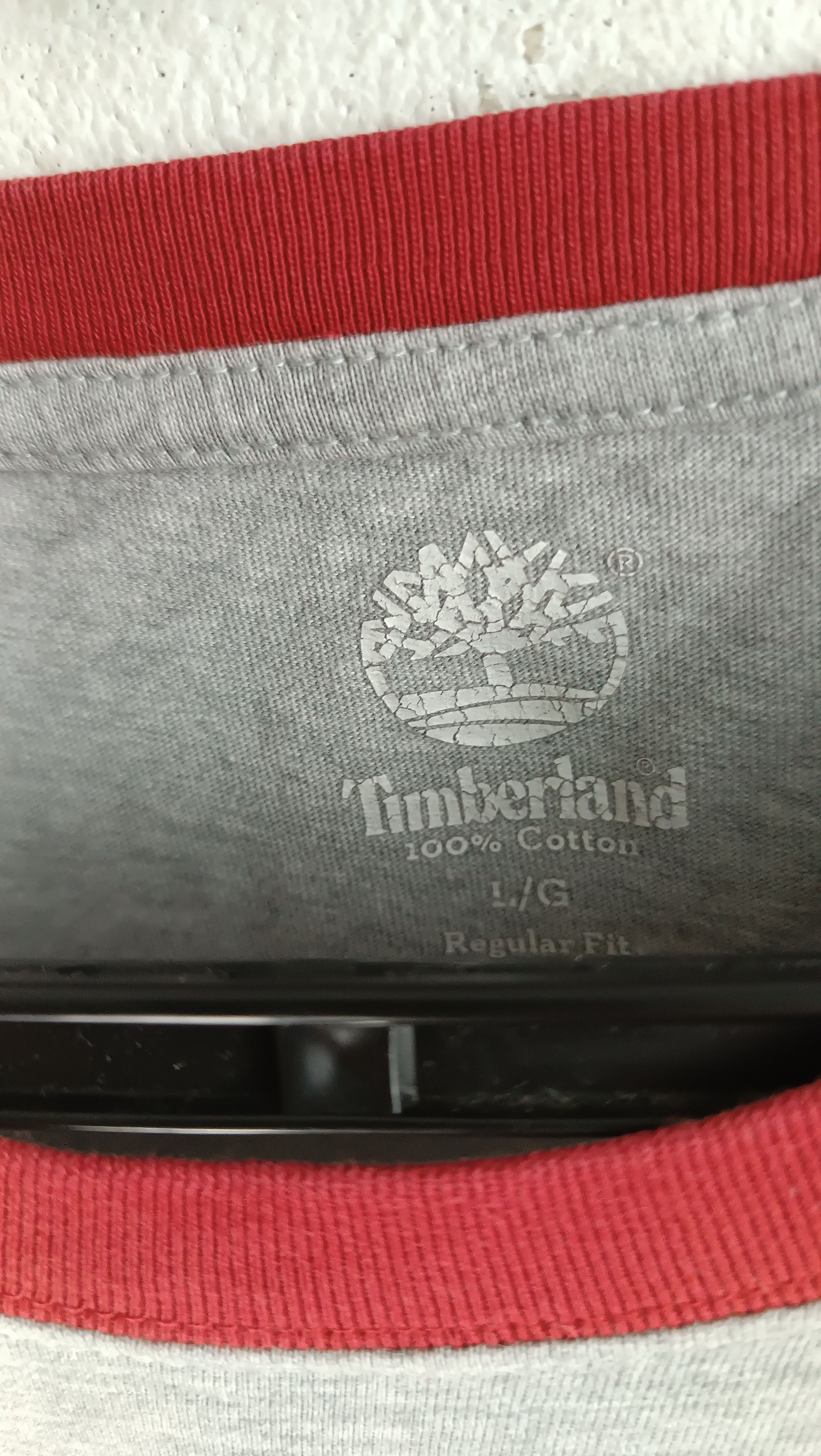 Timberland VINTAGE TIMBERLAND RINGER CLASSIC LOGO TEE HIPHOP RAP Y2K Size US L / EU 52-54 / 3 - 8 Thumbnail