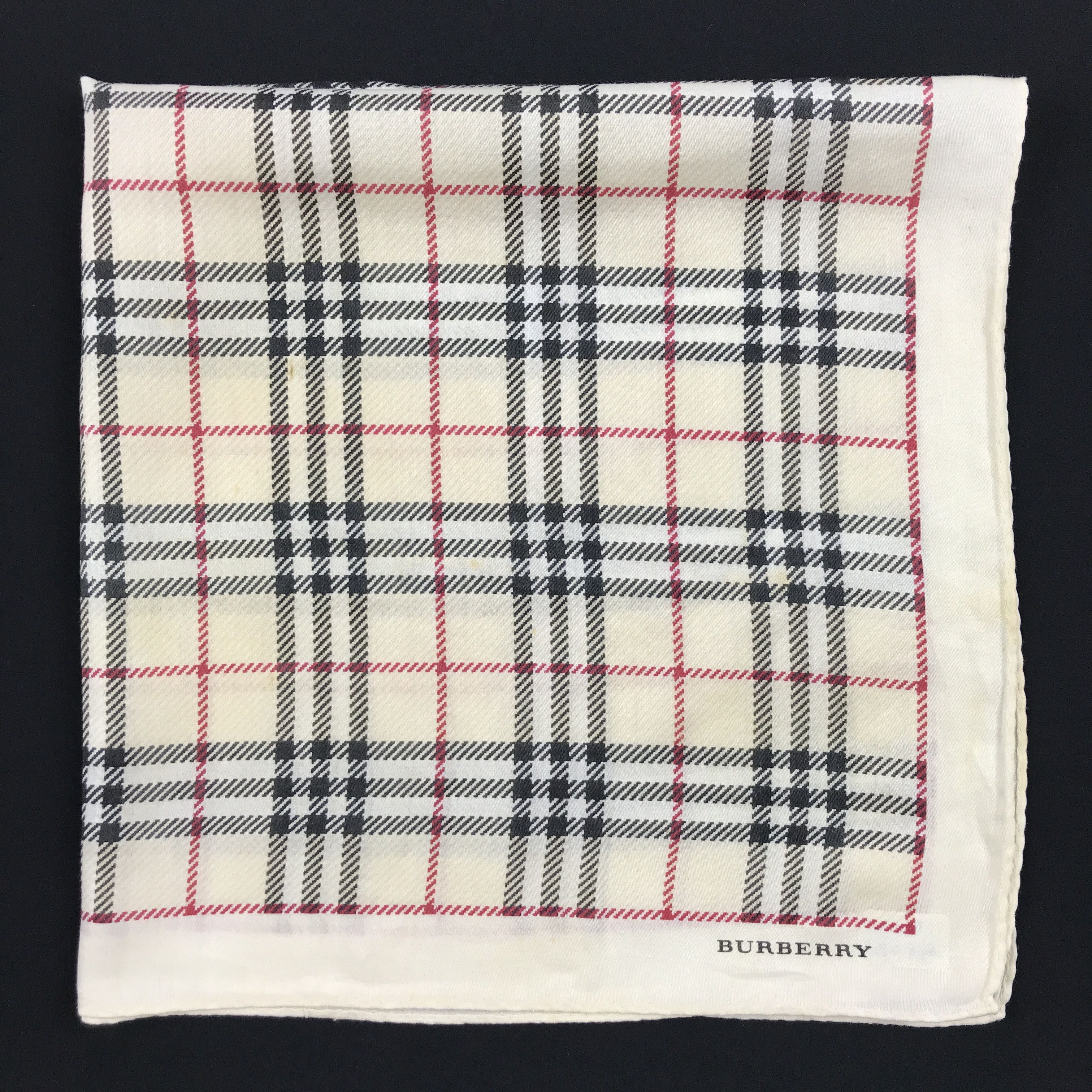 Burberry × Vintage Vintage Burberry Bandana Neckerchief Handkerchief Size ONE SIZE - 2 Thumbnail